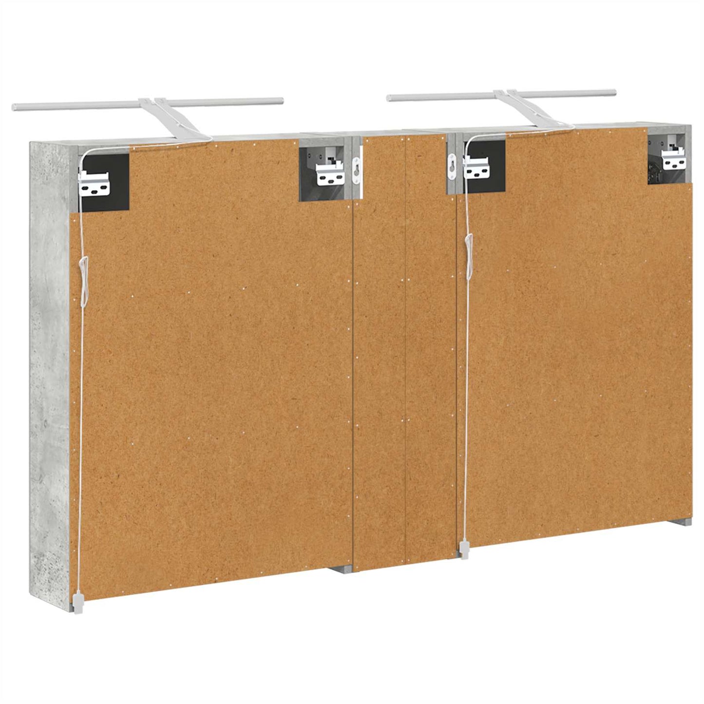 Bathroom Cabinet Set 3 pcs 120 x 14.5 x 70 cm Engineered wood