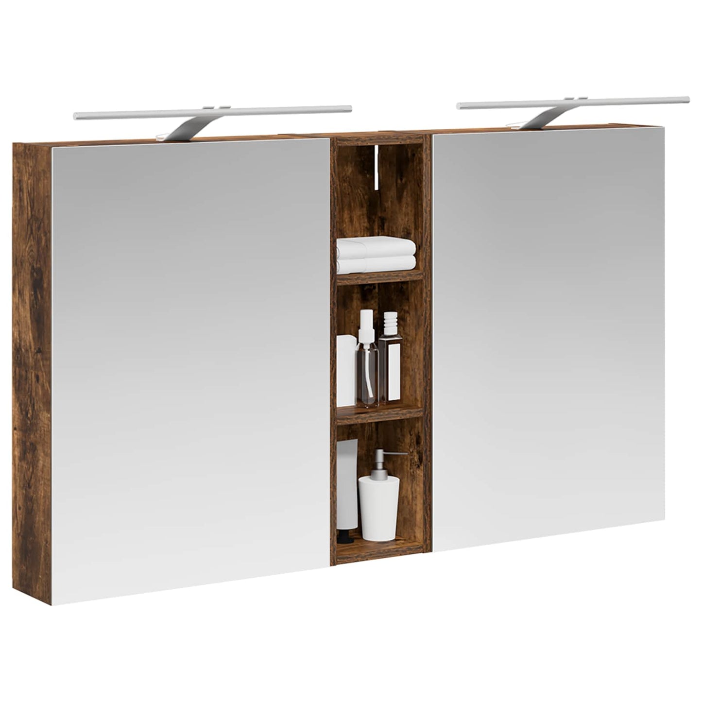 Bathroom Cabinet Set 3 pcs 120 x 14.5 x 70 cm Engineered wood