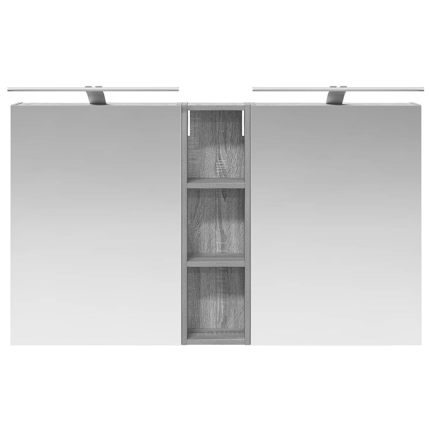 Bathroom Cabinet Set 3 pcs 120 x 14.5 x 70 cm Engineered wood