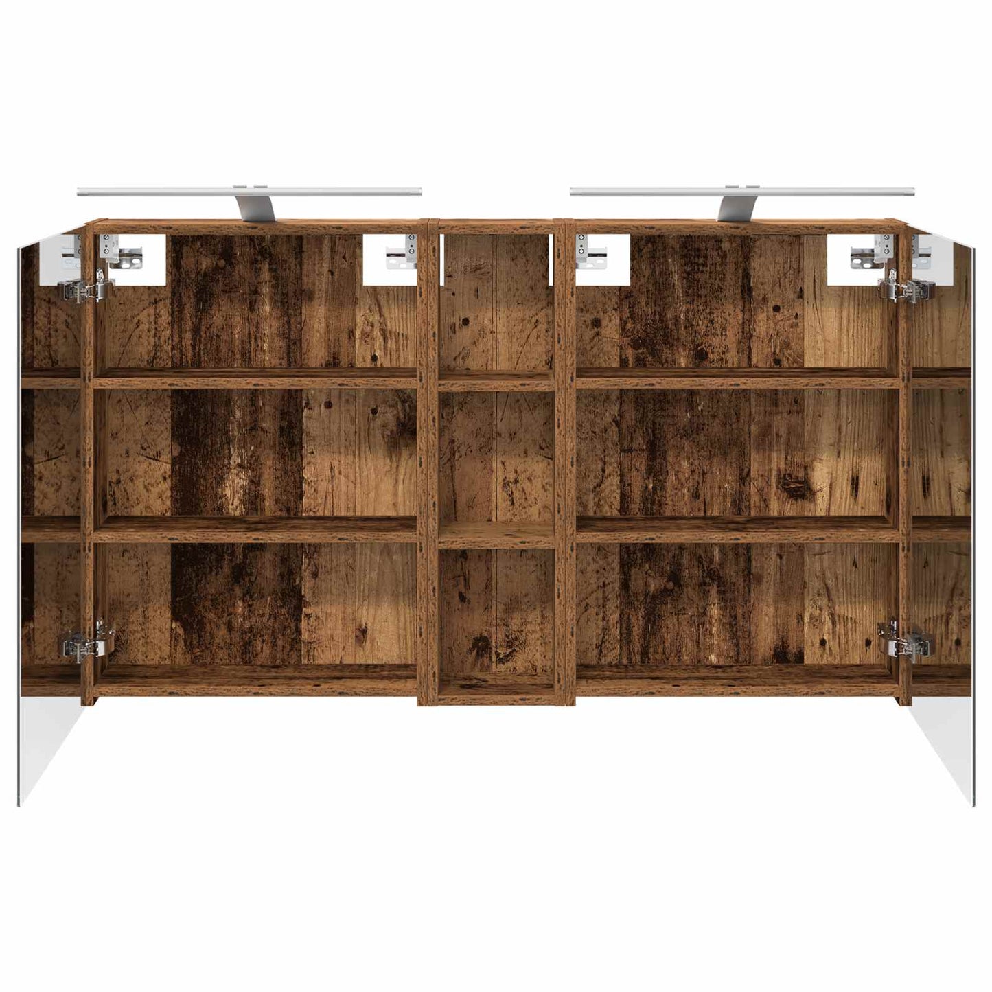 Bathroom Cabinet Set 3 pcs 120 x 14.5 x 70 cm Engineered wood