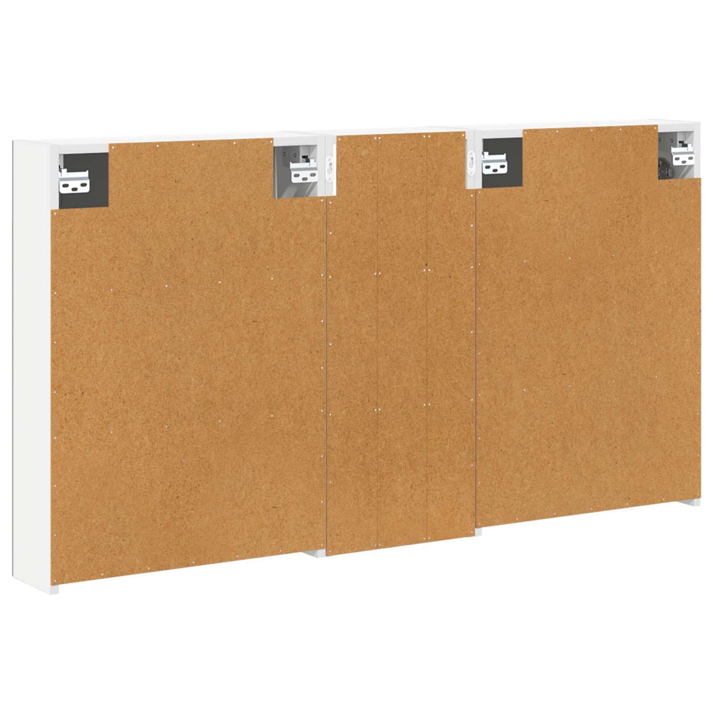 Bathroom Cabinet Set 3 pcs 130 x 14.5 x 70 cm Engineered wood
