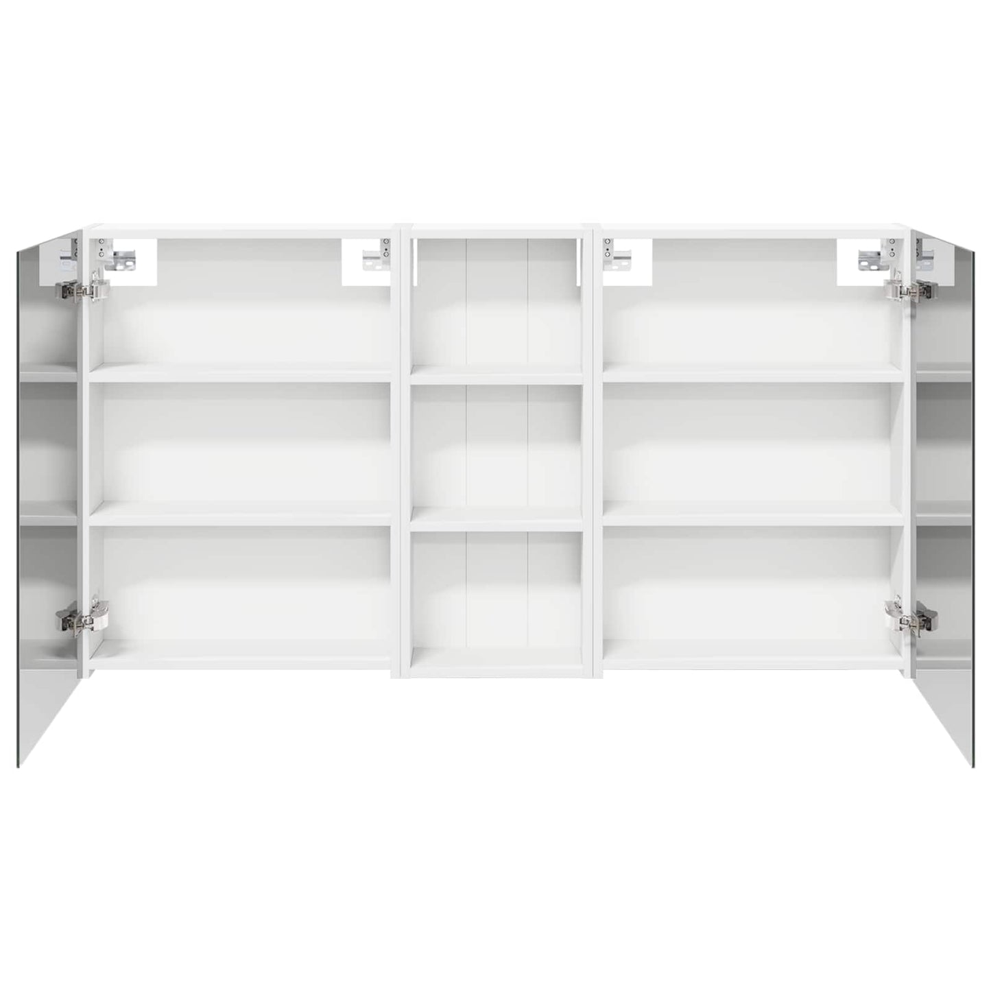 Bathroom Cabinet Set 3 pcs 130 x 14.5 x 70 cm Engineered wood