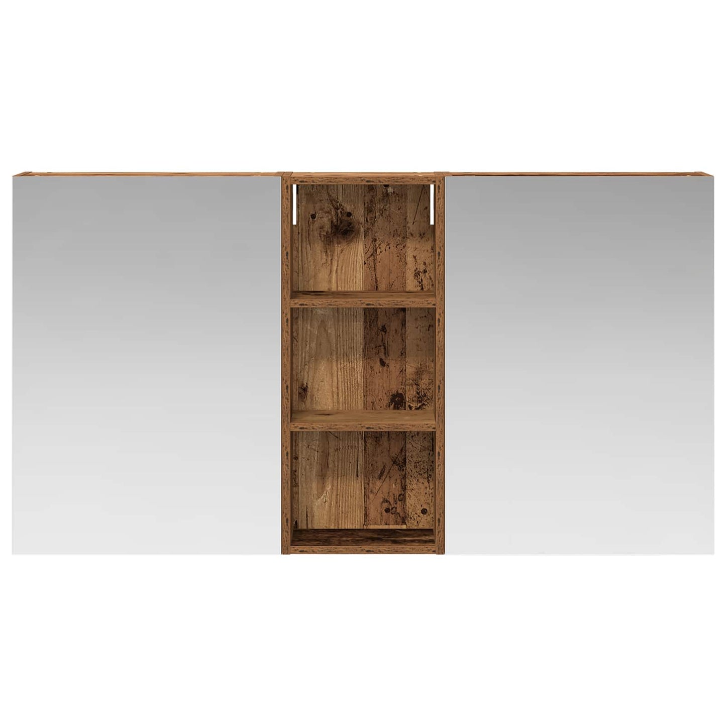 Bathroom Cabinet Set 3 pcs 130 x 14.5 x 70 cm Engineered wood