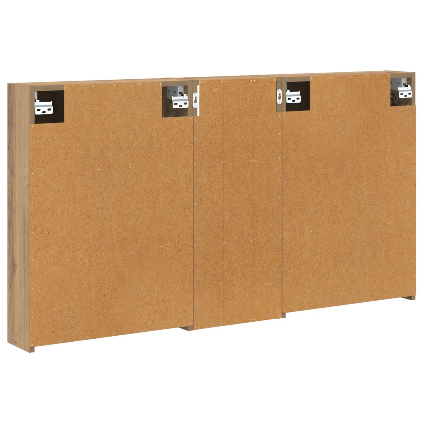 Bathroom Cabinet Set 3 pcs 130 x 14.5 x 70 cm Engineered wood