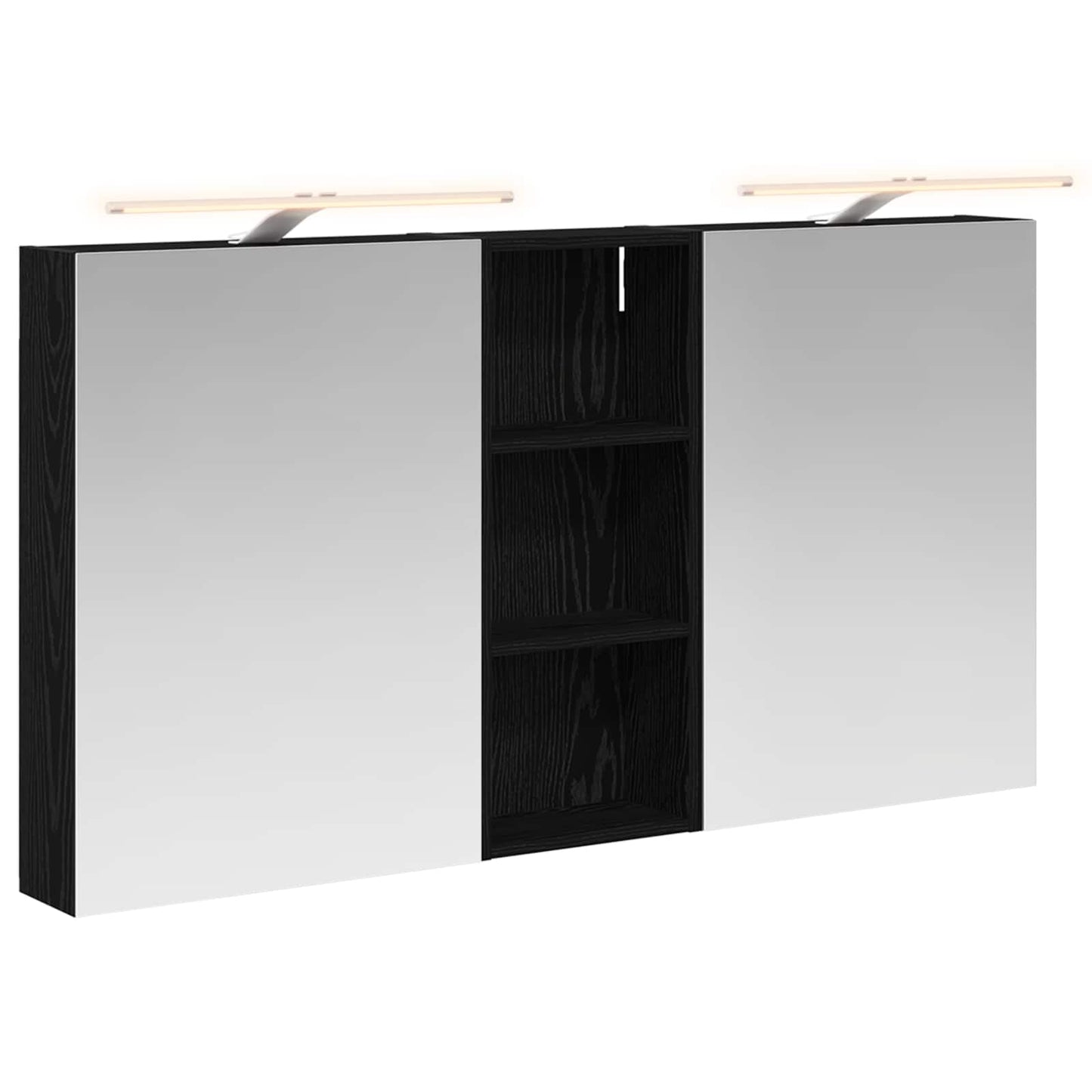 Bathroom Cabinet Set 3 pcs 130 x 14.5 x 70 cm Engineered wood