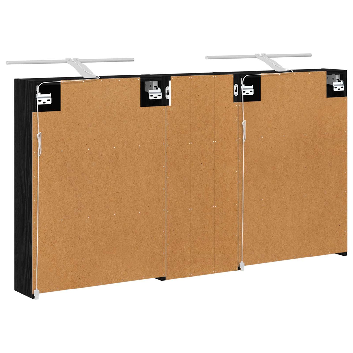 Bathroom Cabinet Set 3 pcs 130 x 14.5 x 70 cm Engineered wood