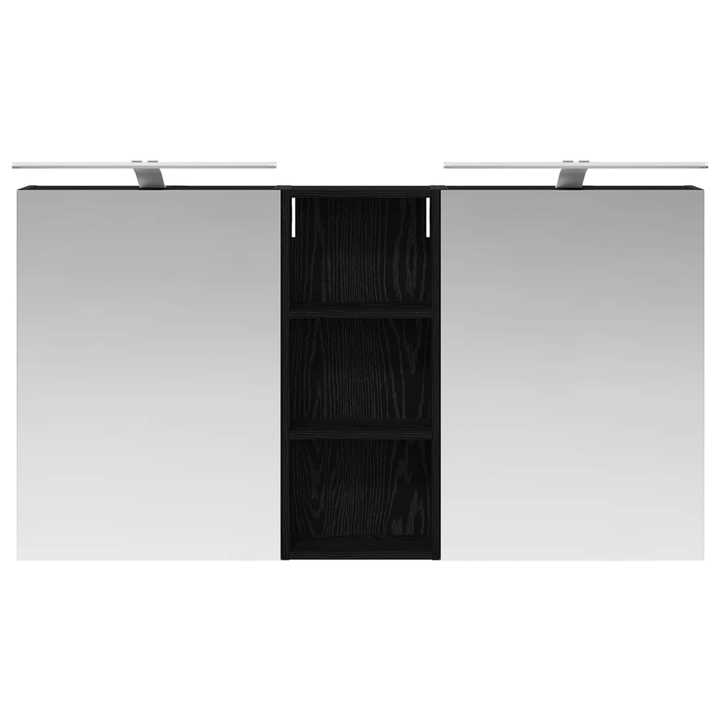 Bathroom Cabinet Set 3 pcs 130 x 14.5 x 70 cm Engineered wood