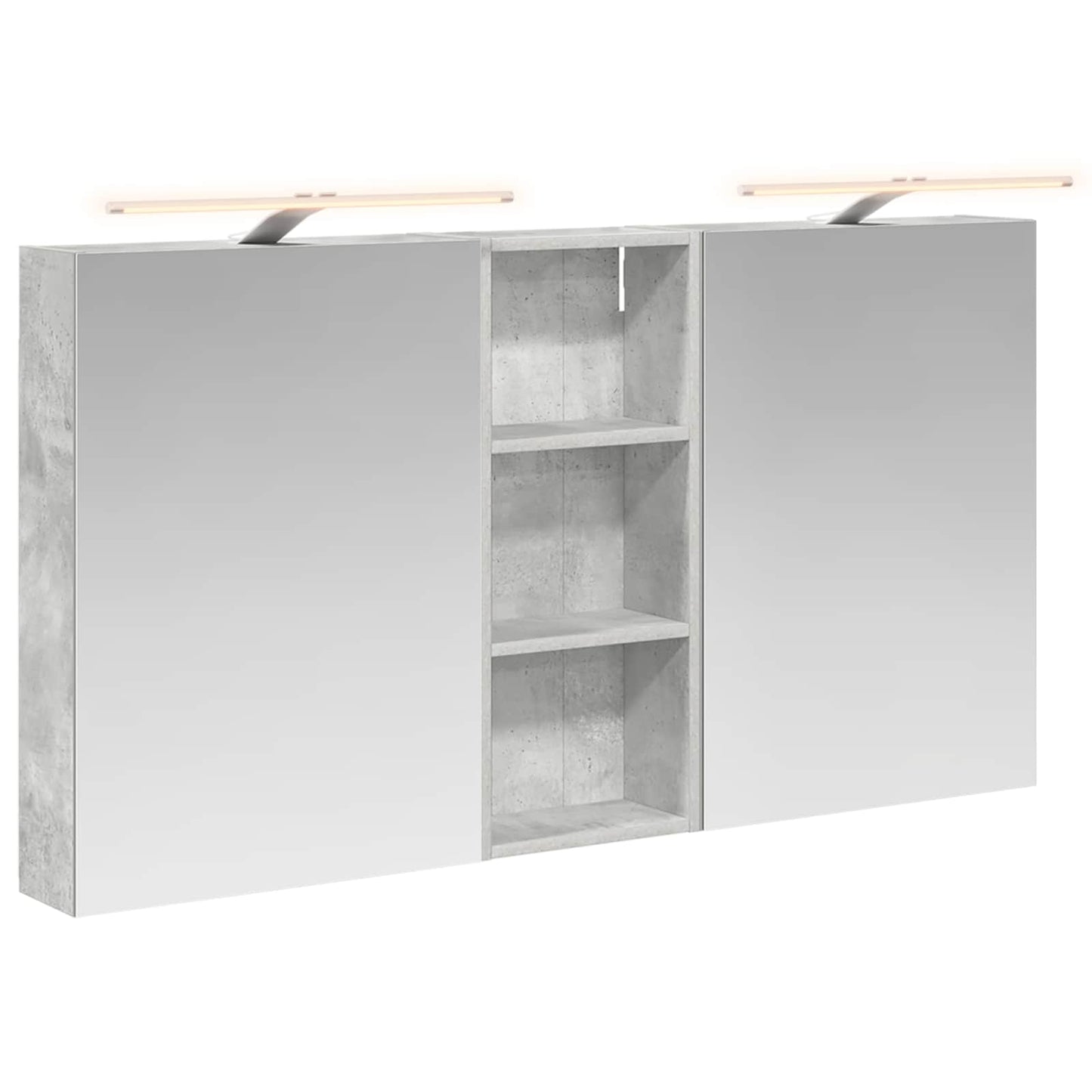 Bathroom Cabinet Set 3 pcs 130 x 14.5 x 70 cm Engineered wood