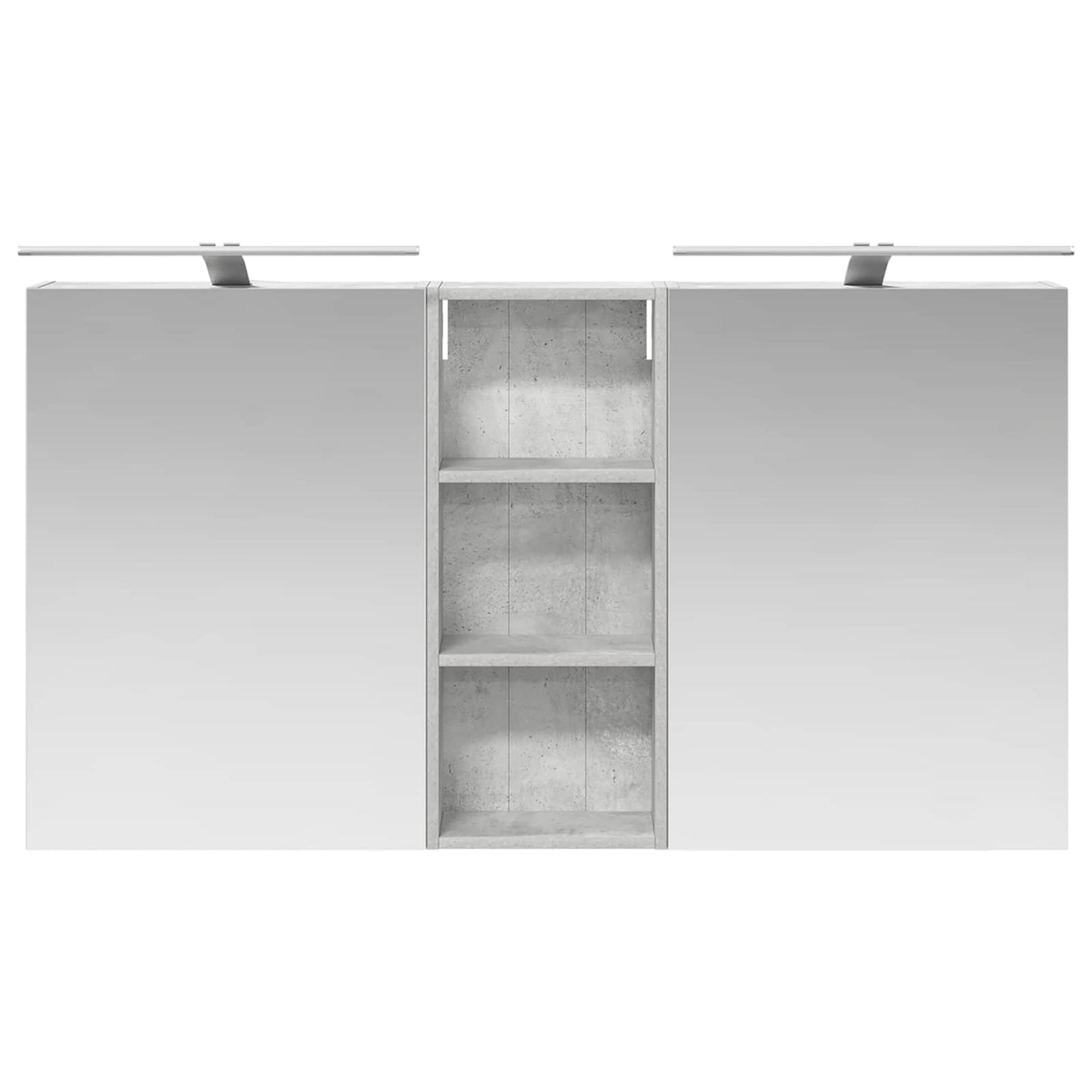 Bathroom Cabinet Set 3 pcs 130 x 14.5 x 70 cm Engineered wood