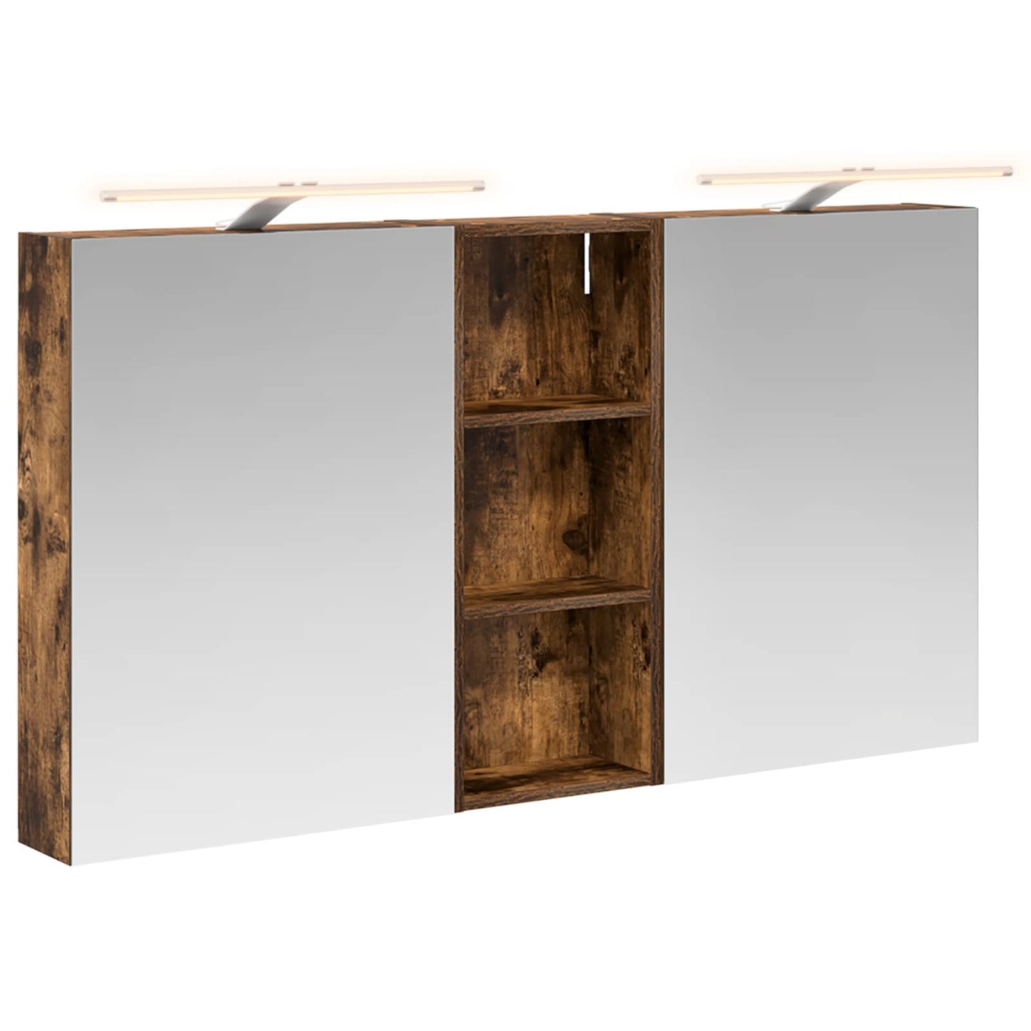Bathroom Cabinet Set 3 pcs 130 x 14.5 x 70 cm Engineered wood