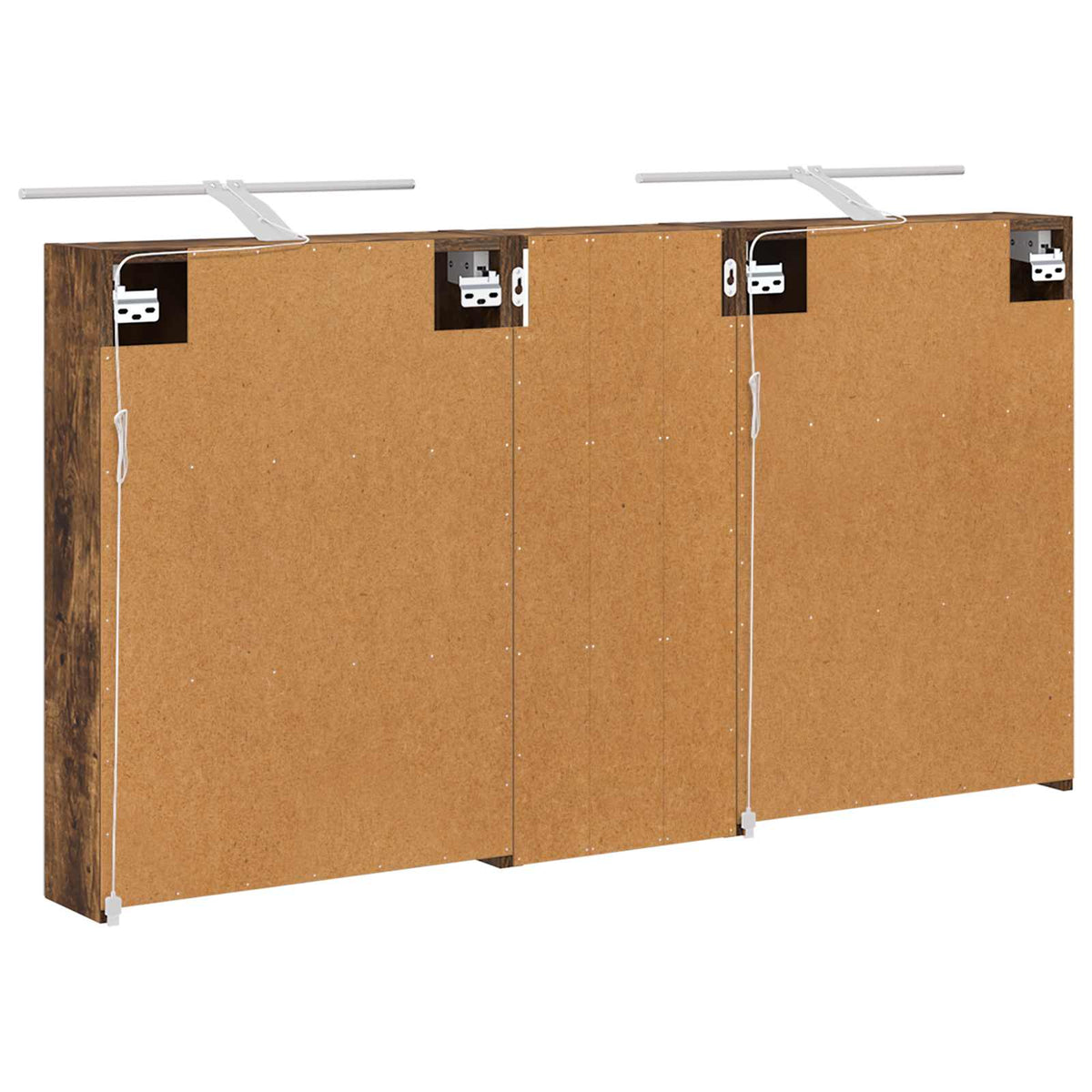 Bathroom Cabinet Set 3 pcs 130 x 14.5 x 70 cm Engineered wood