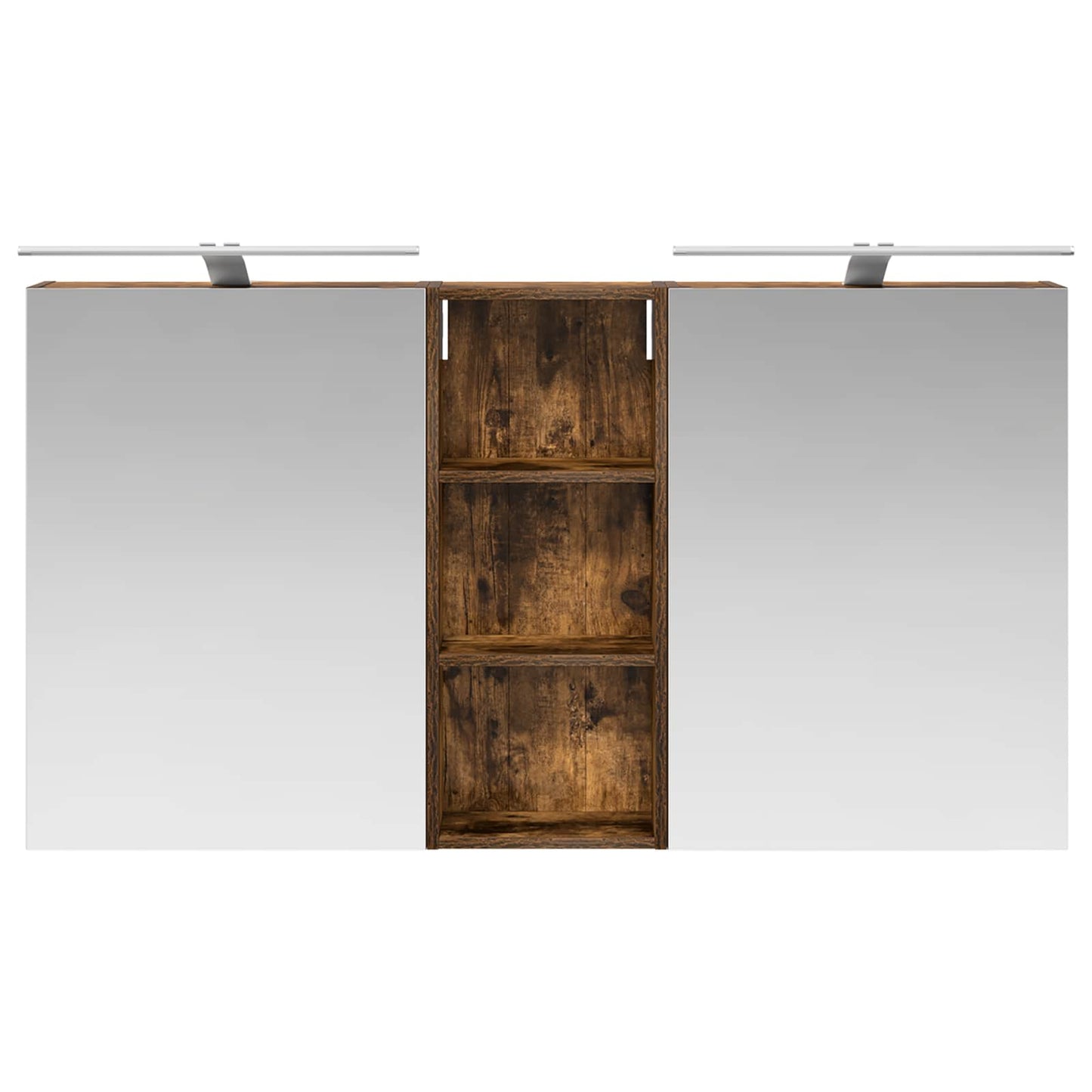 Bathroom Cabinet Set 3 pcs 130 x 14.5 x 70 cm Engineered wood
