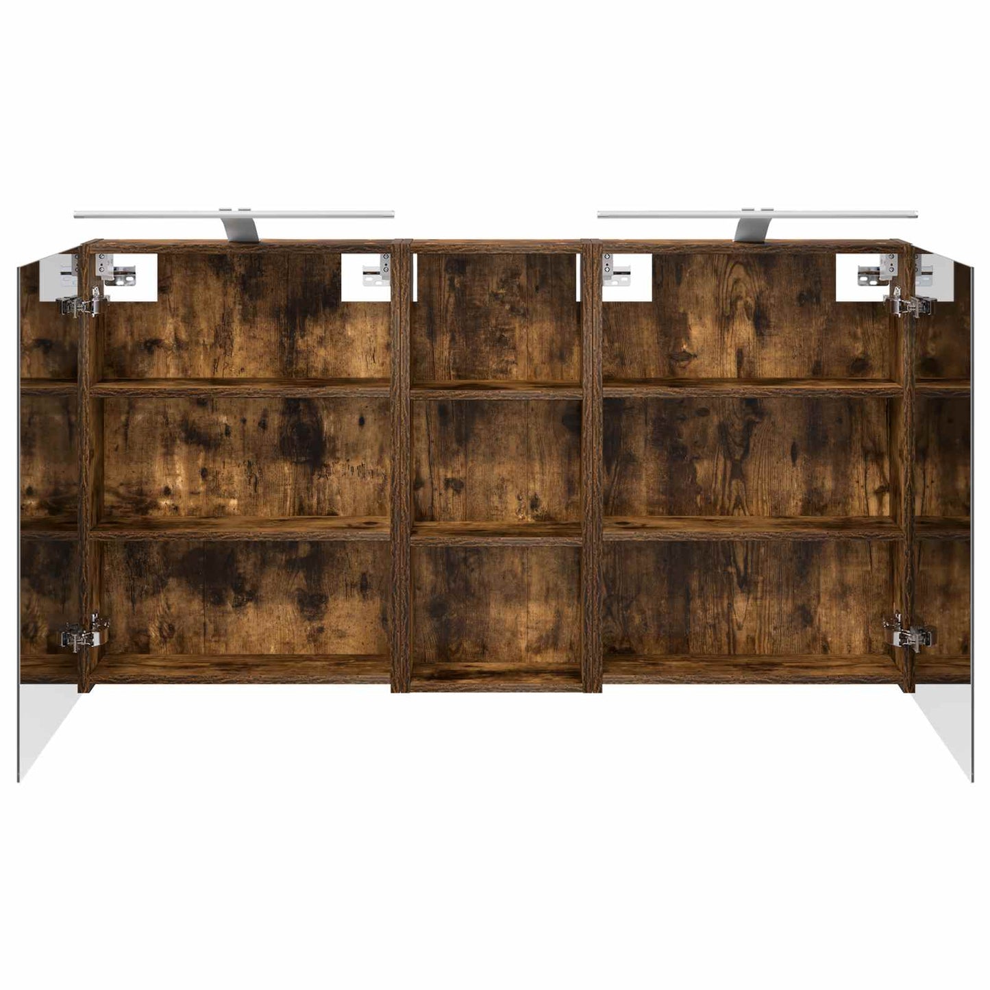 Bathroom Cabinet Set 3 pcs 130 x 14.5 x 70 cm Engineered wood