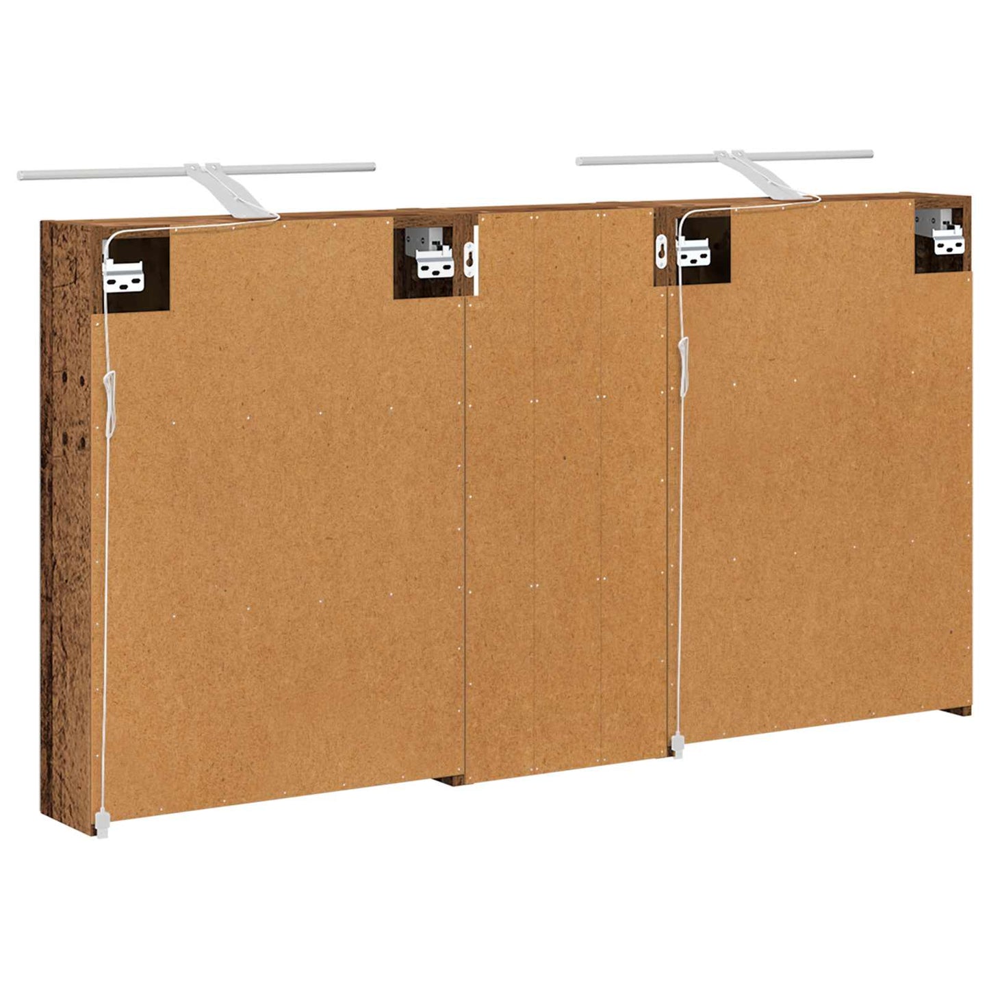 Bathroom Cabinet Set 3 pcs 130 x 14.5 x 70 cm Engineered wood