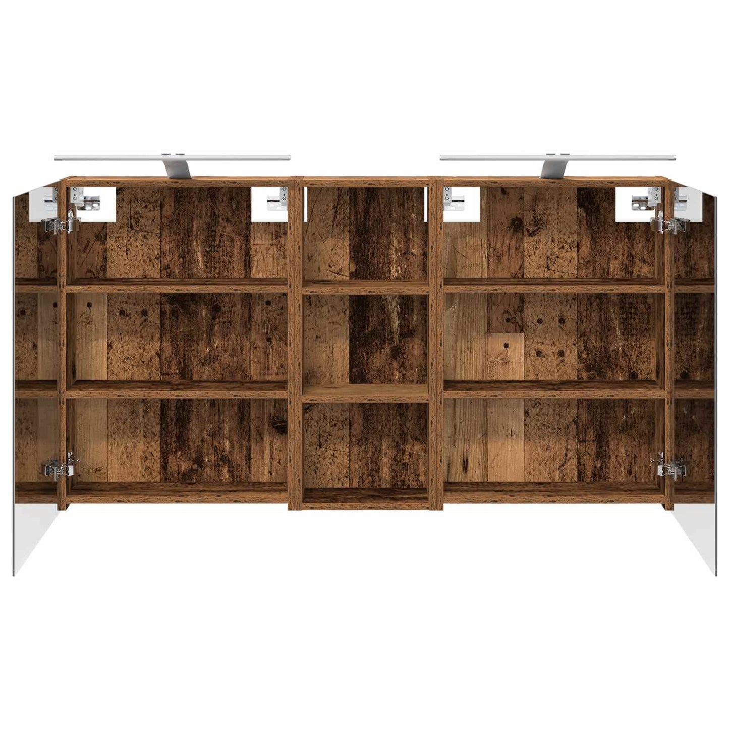 Bathroom Cabinet Set 3 pcs 130 x 14.5 x 70 cm Engineered wood