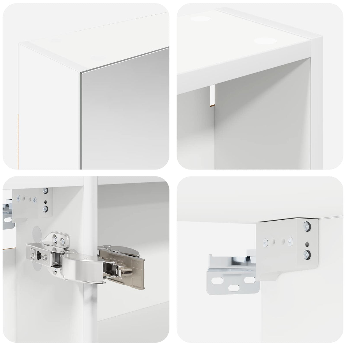 Bathroom Cabinet Set 3 pcs 140 x 14.5 x 70 cm Engineered wood
