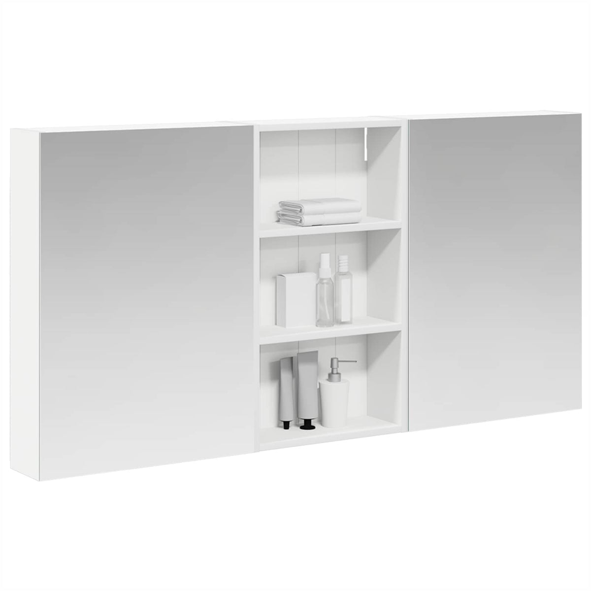 Bathroom Cabinet Set 3 pcs 140 x 14.5 x 70 cm Engineered wood