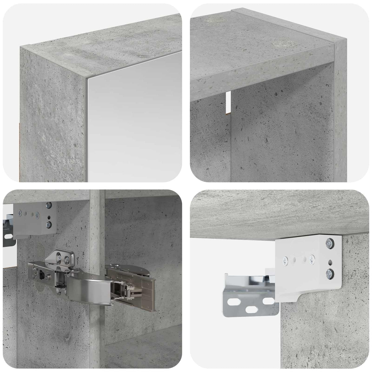 Bathroom Cabinet Set 3 pcs 140 x 14.5 x 70 cm Engineered wood