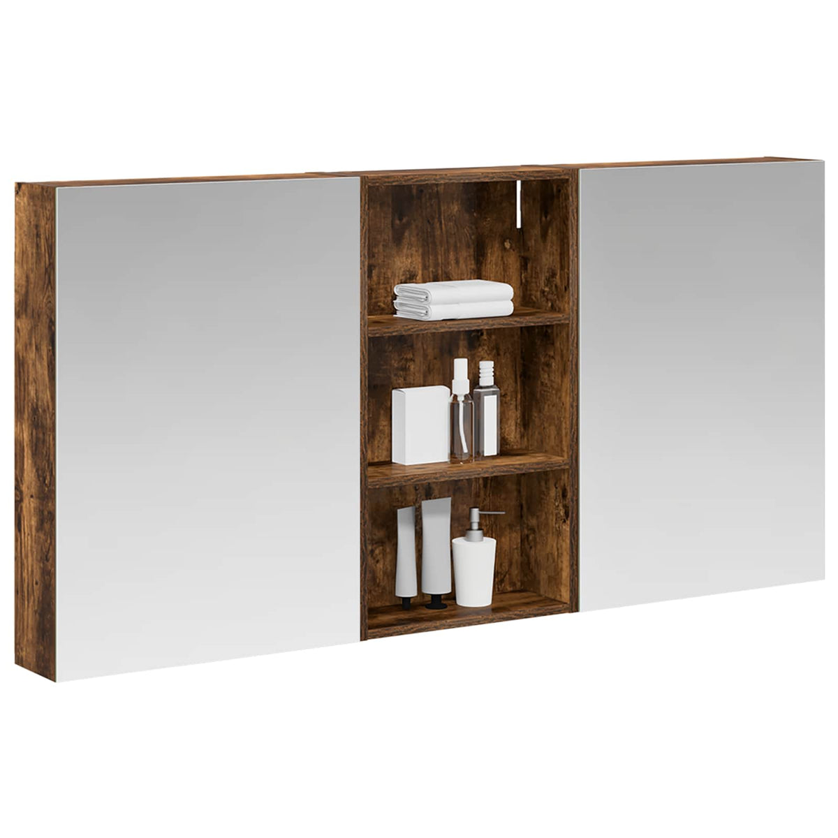 Bathroom Cabinet Set 3 pcs 140 x 14.5 x 70 cm Engineered wood