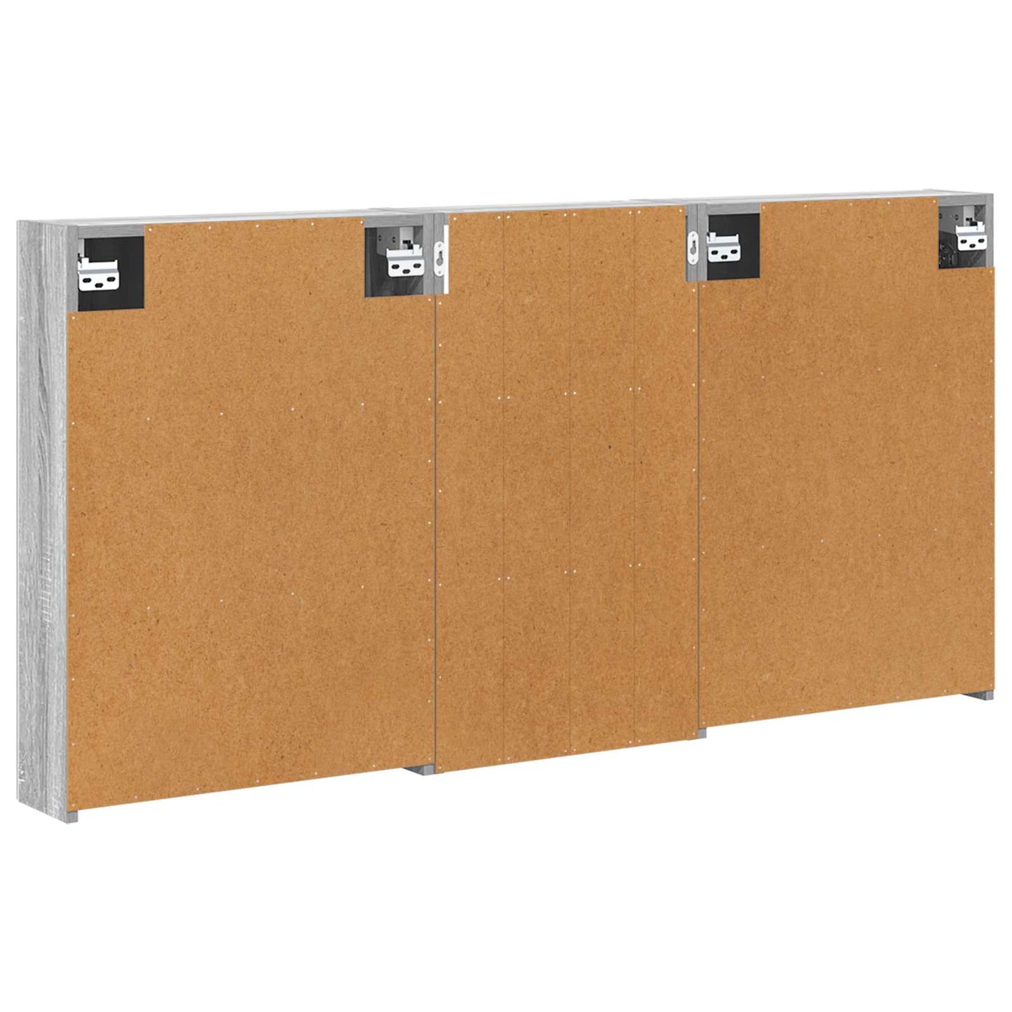 Bathroom Cabinet Set 3 pcs 140 x 14.5 x 70 cm Engineered wood