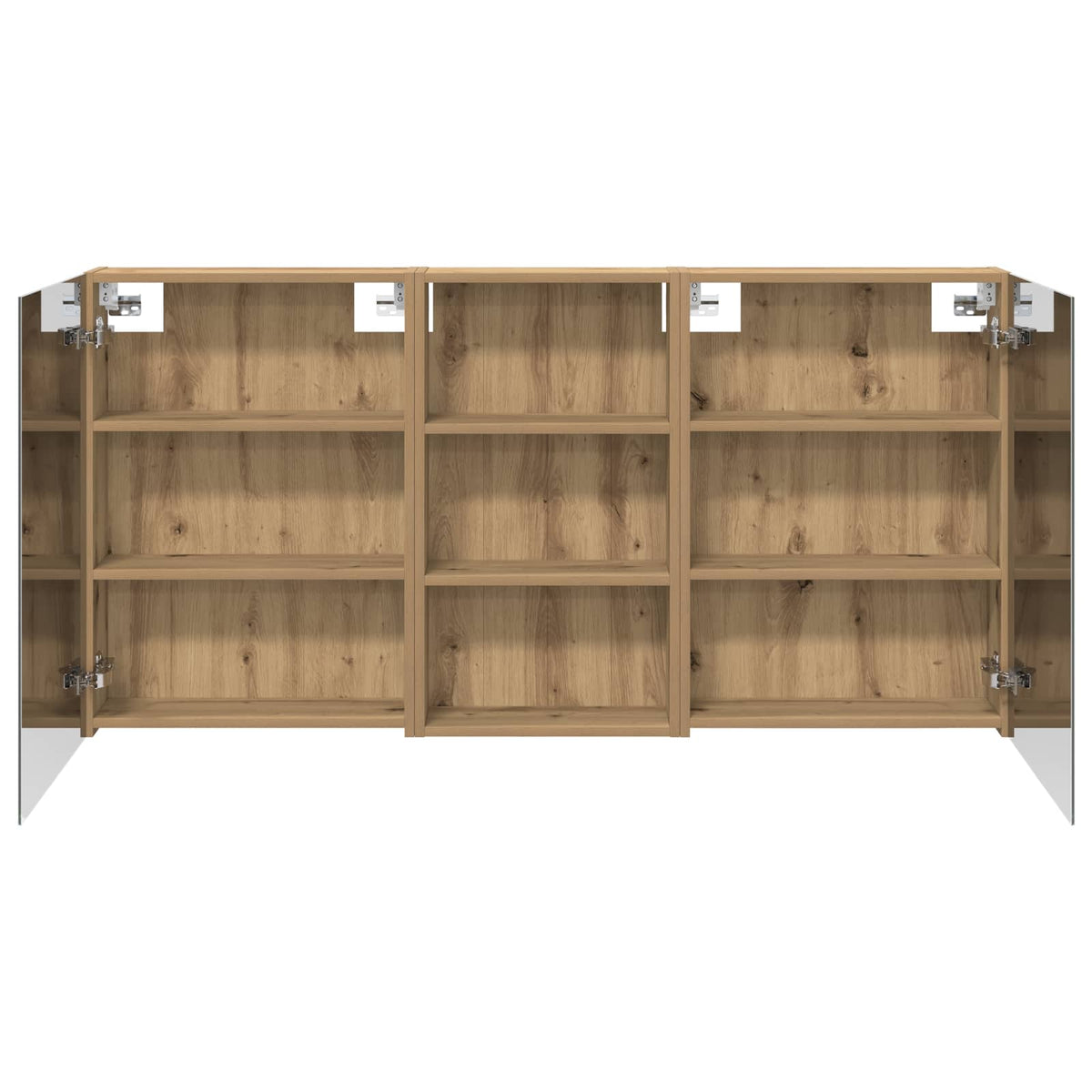 Bathroom Cabinet Set 3 pcs 140 x 14.5 x 70 cm Engineered wood