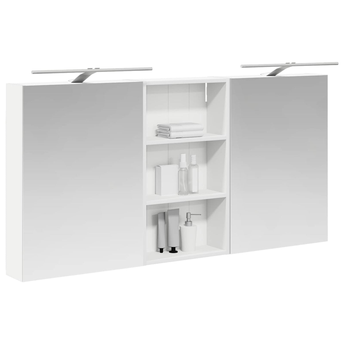 Bathroom Cabinet Set 3 pcs 140 x 14.5 x 70 cm Engineered wood