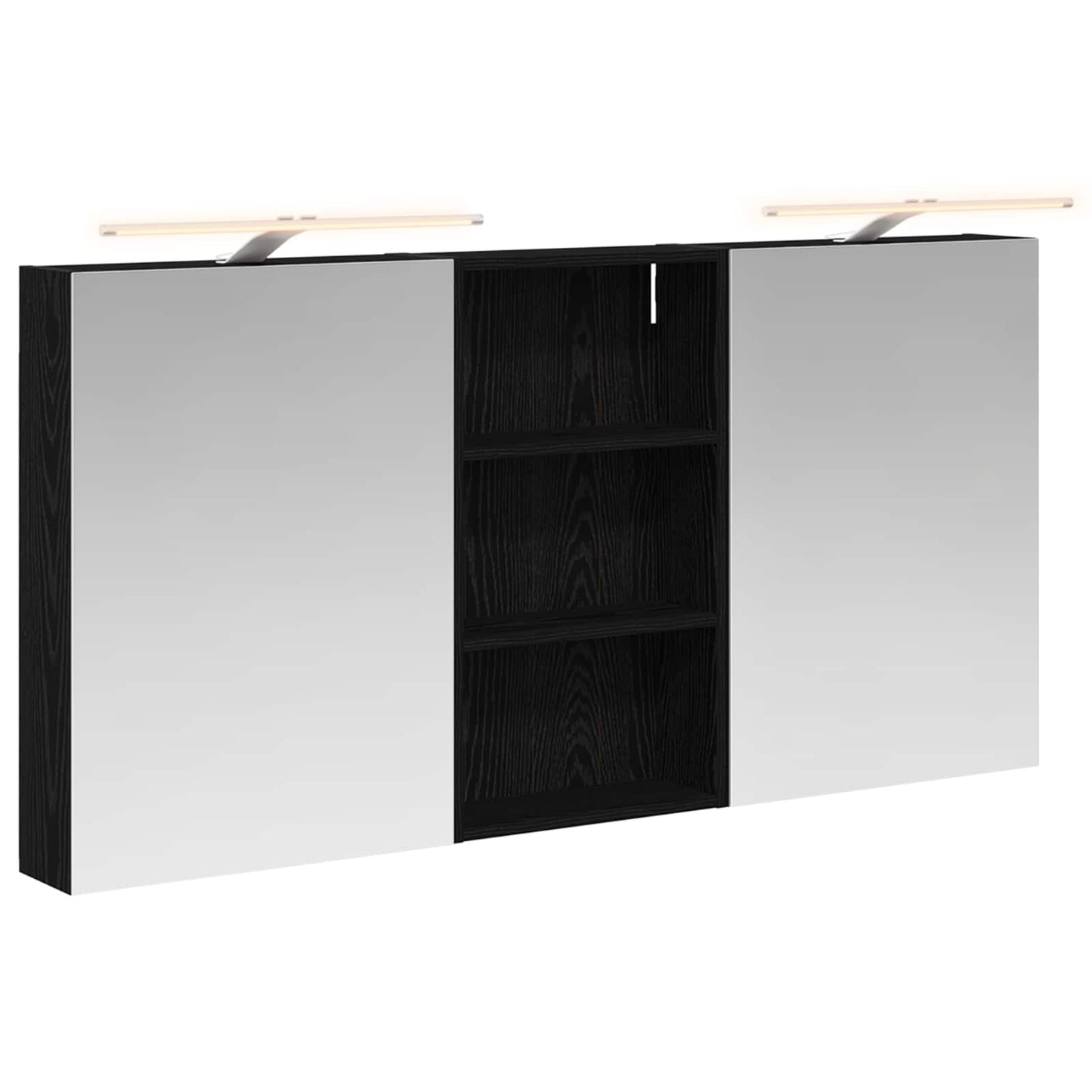 Bathroom Cabinet Set 3 pcs 140 x 14.5 x 70 cm Engineered wood