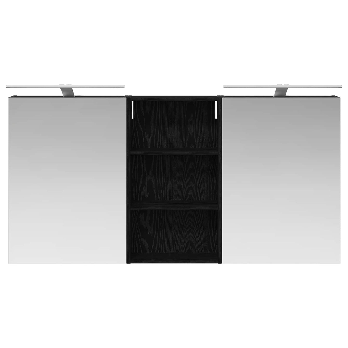 Bathroom Cabinet Set 3 pcs 140 x 14.5 x 70 cm Engineered wood