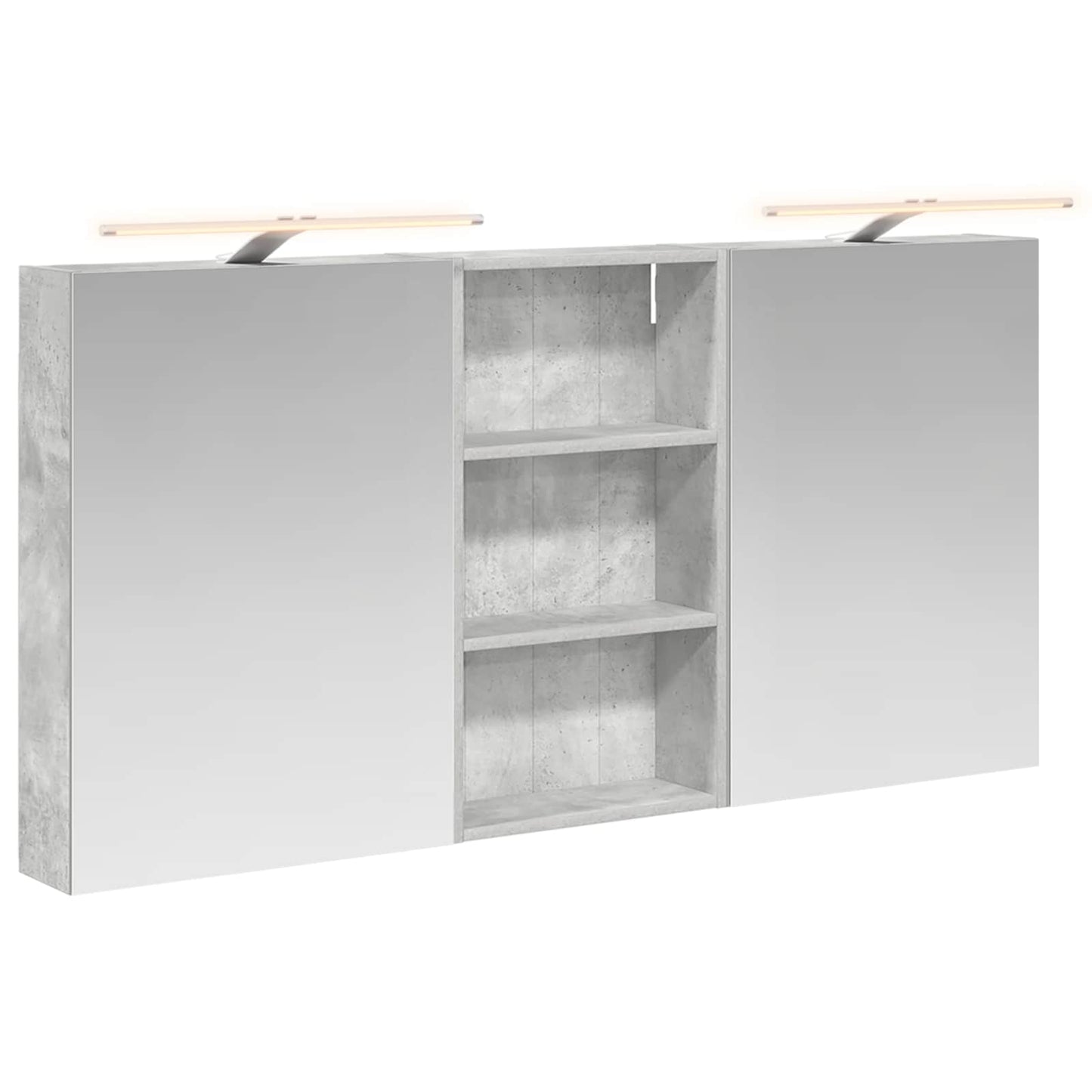 Bathroom Cabinet Set 3 pcs 140 x 14.5 x 70 cm Engineered wood