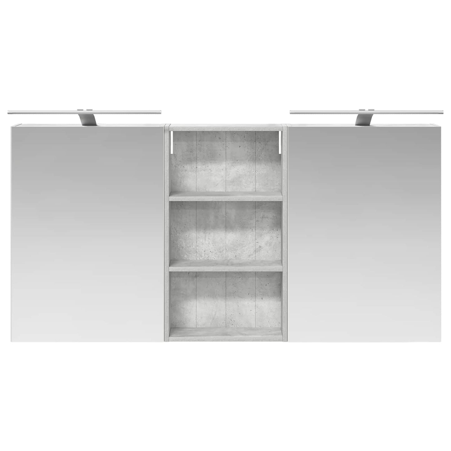 Bathroom Cabinet Set 3 pcs 140 x 14.5 x 70 cm Engineered wood