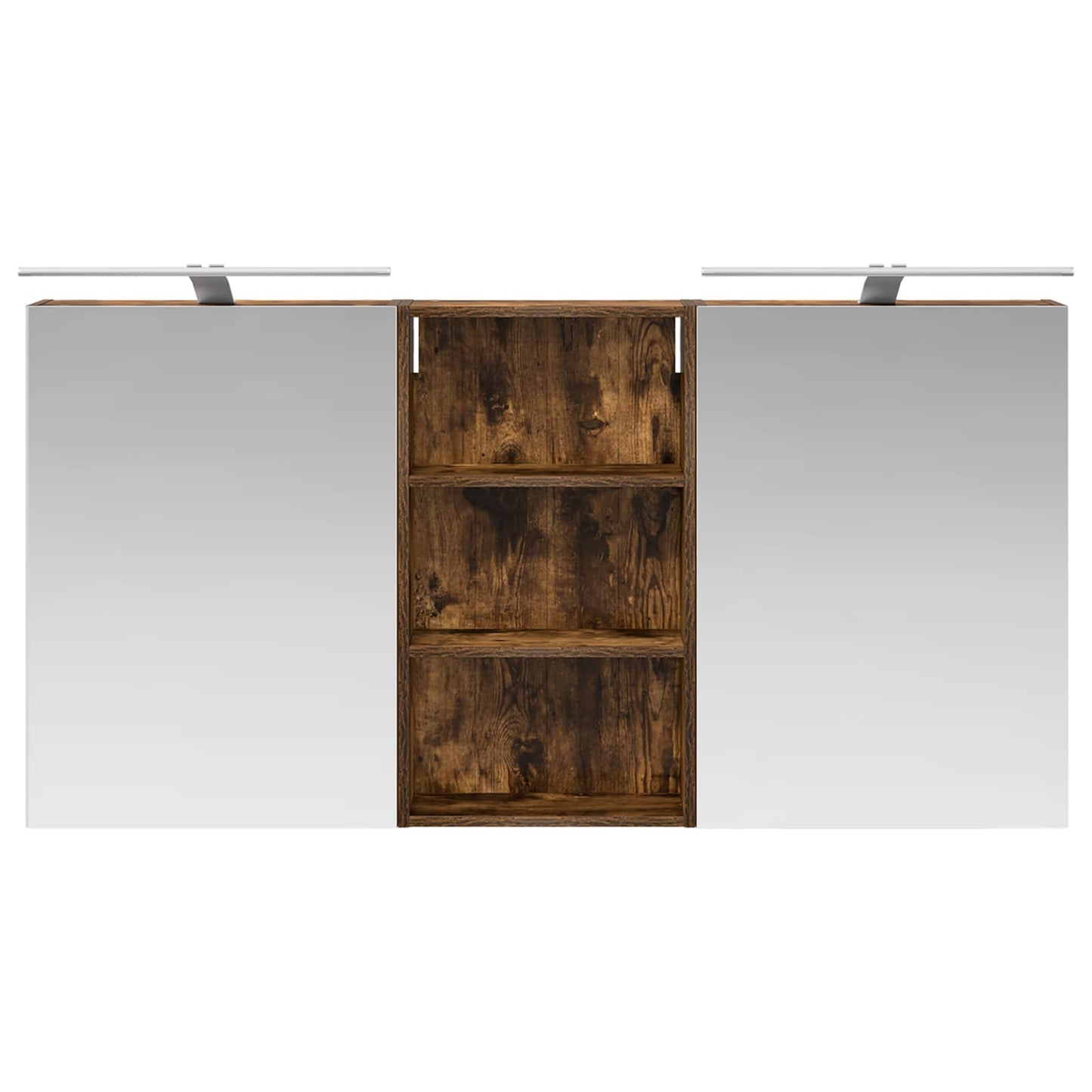 Bathroom Cabinet Set 3 pcs 140 x 14.5 x 70 cm Engineered wood