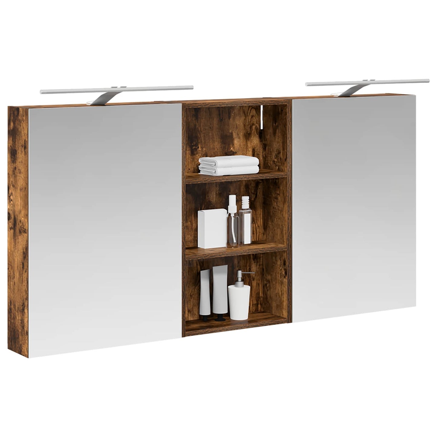 Bathroom Cabinet Set 3 pcs 140 x 14.5 x 70 cm Engineered wood