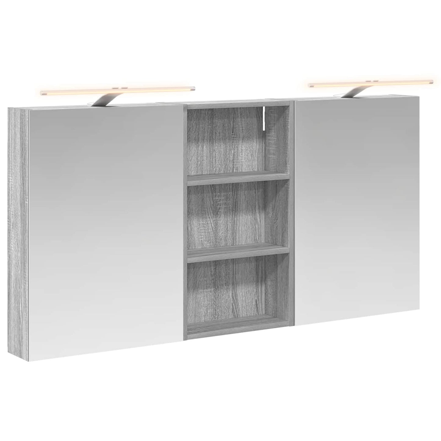 Bathroom Cabinet Set 3 pcs 140 x 14.5 x 70 cm Engineered wood