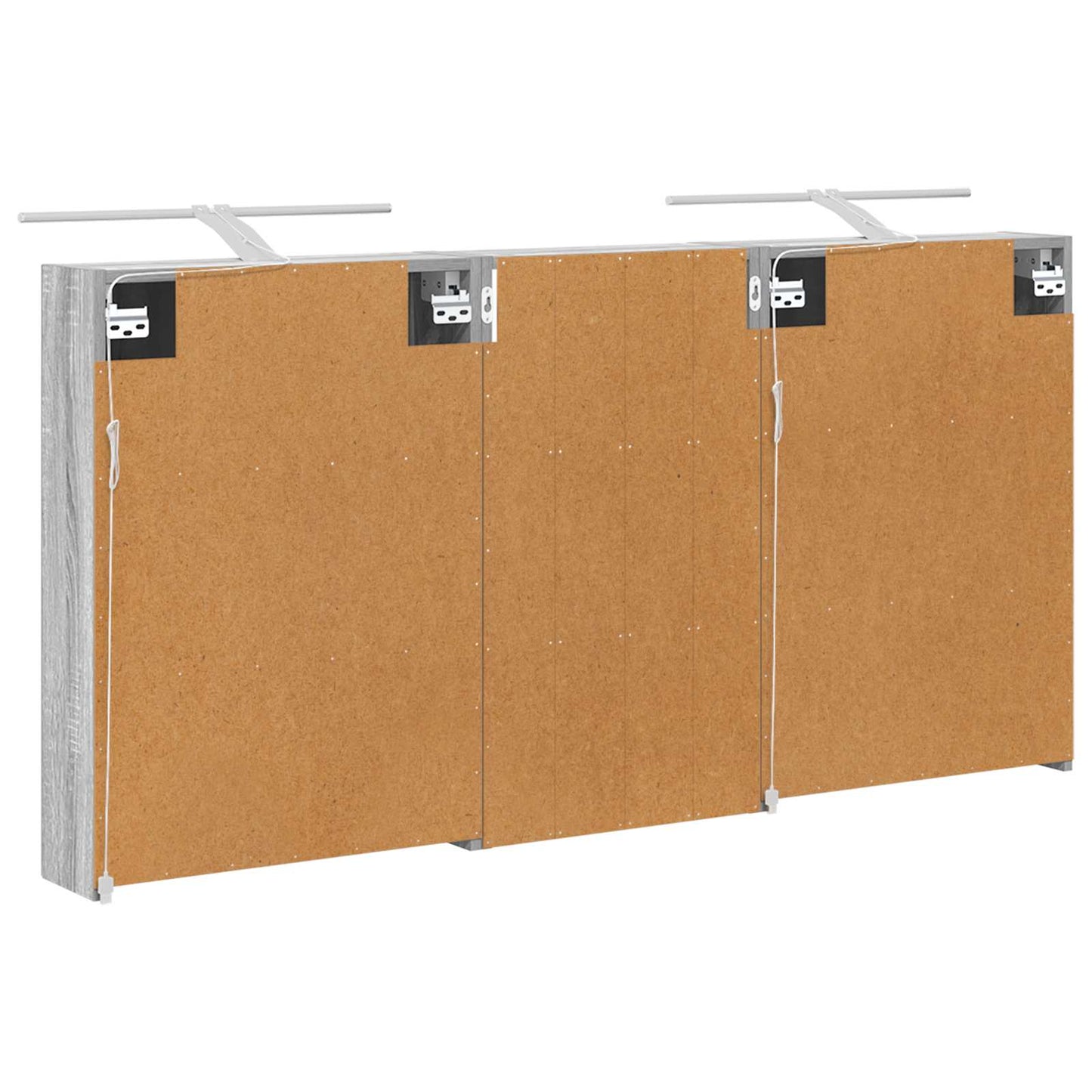 Bathroom Cabinet Set 3 pcs 140 x 14.5 x 70 cm Engineered wood