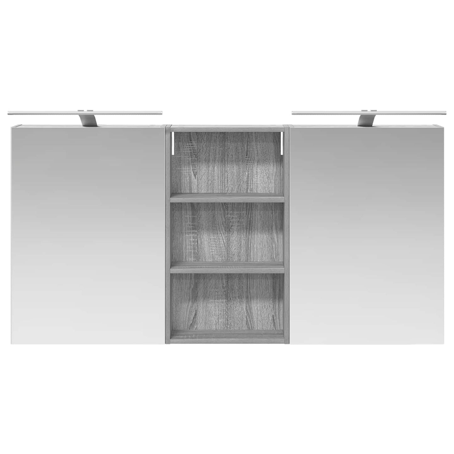 Bathroom Cabinet Set 3 pcs 140 x 14.5 x 70 cm Engineered wood