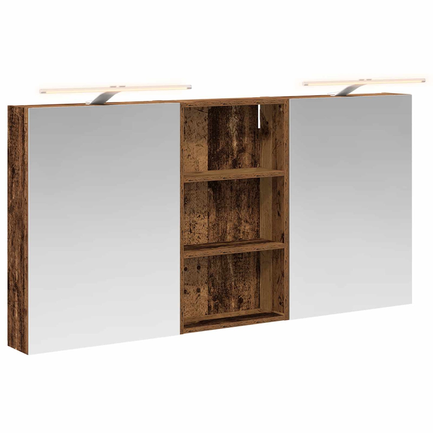 Bathroom Cabinet Set 3 pcs 140 x 14.5 x 70 cm Engineered wood