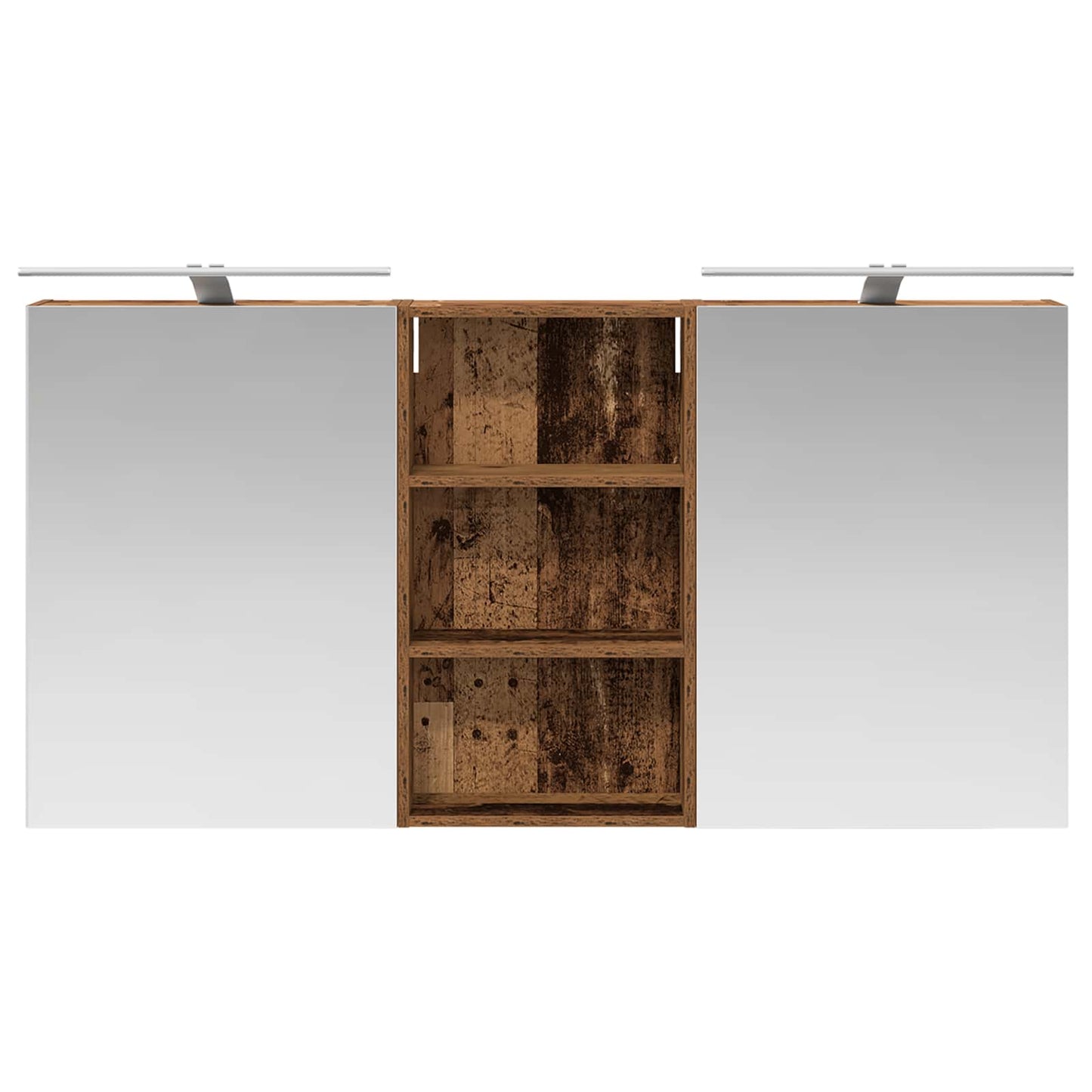 Bathroom Cabinet Set 3 pcs 140 x 14.5 x 70 cm Engineered wood