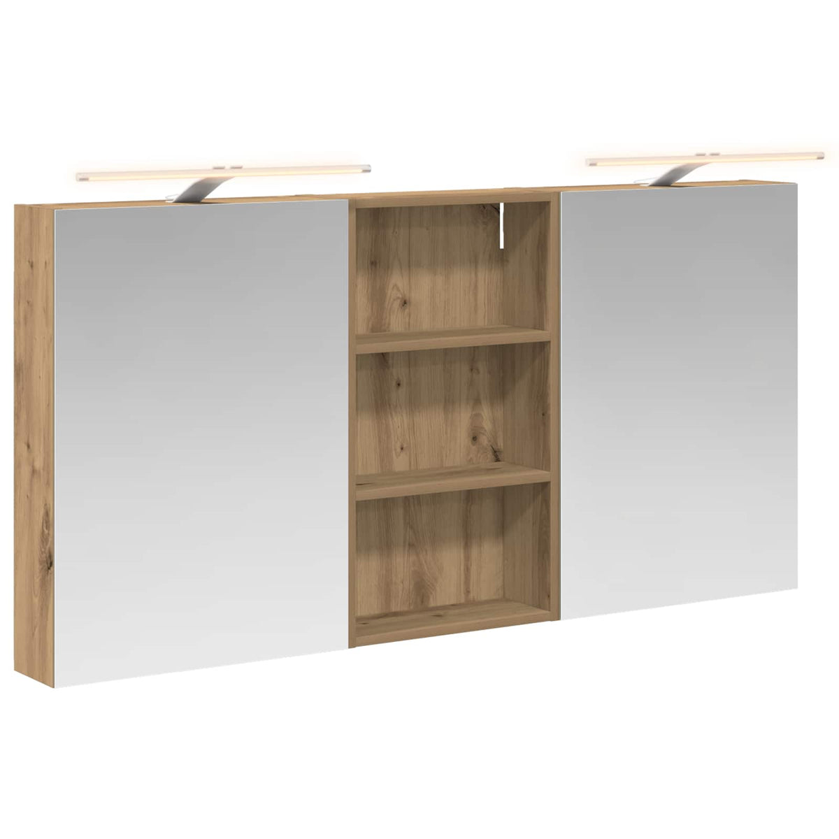 Bathroom Cabinet Set 3 pcs 140 x 14.5 x 70 cm Engineered wood