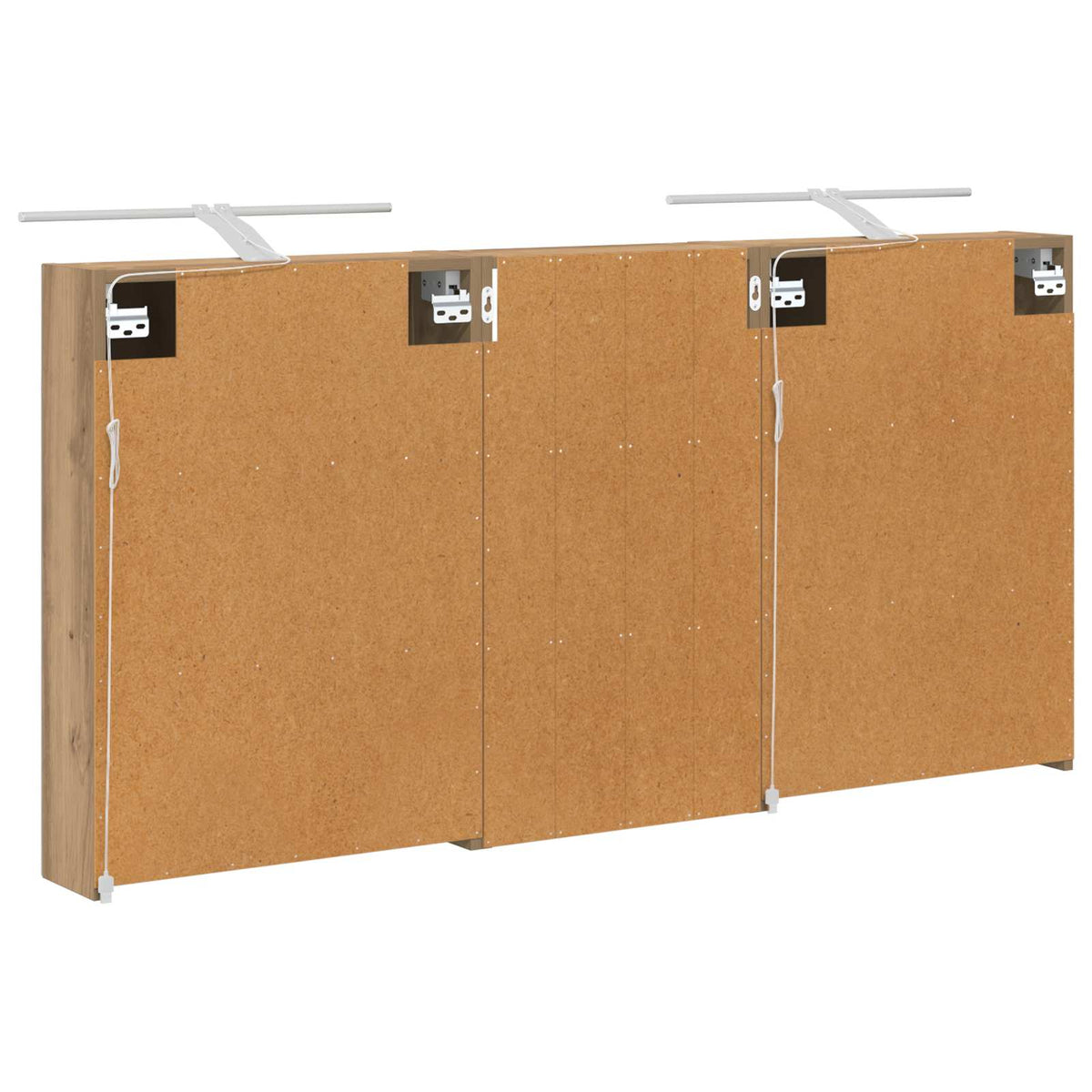 Bathroom Cabinet Set 3 pcs 140 x 14.5 x 70 cm Engineered wood
