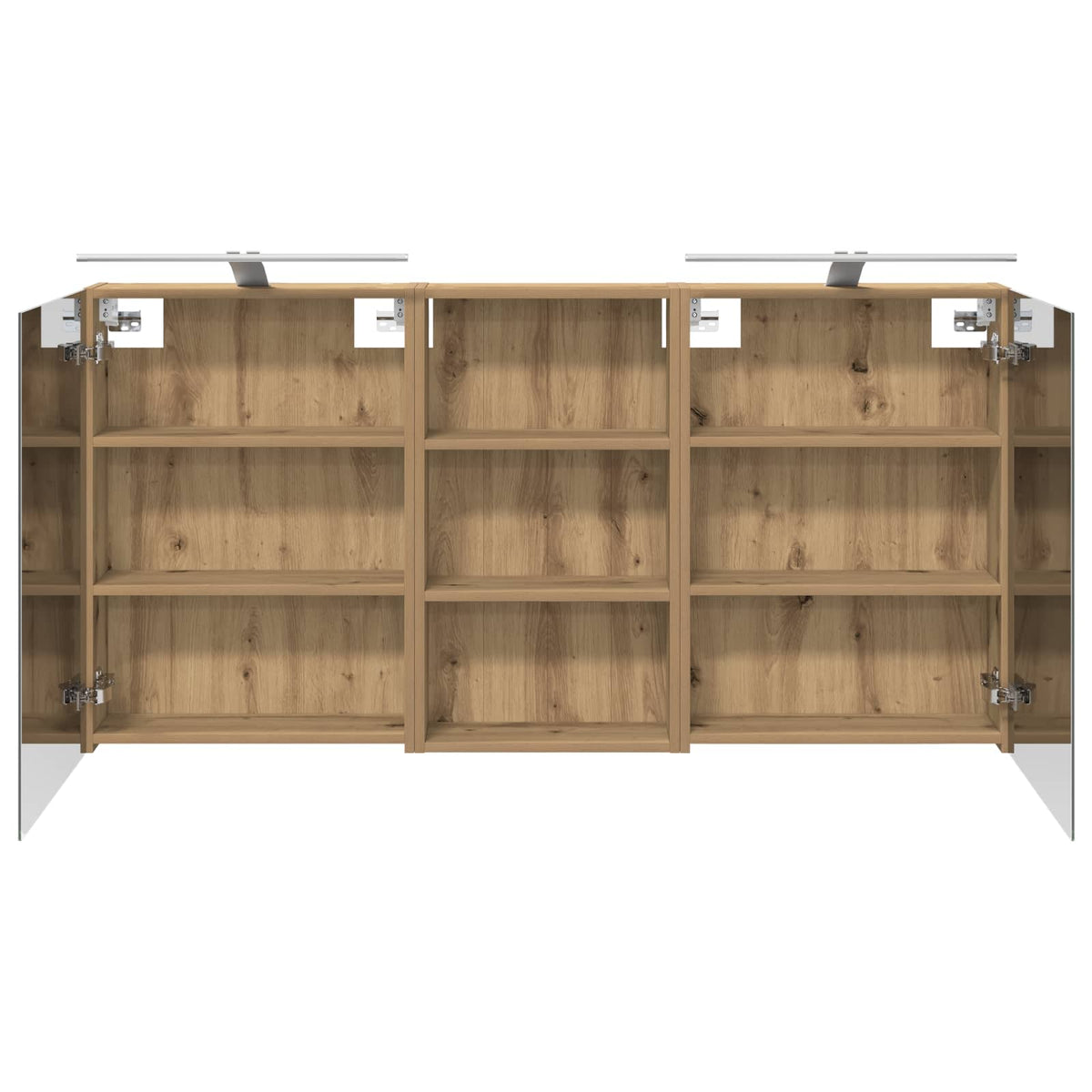 Bathroom Cabinet Set 3 pcs 140 x 14.5 x 70 cm Engineered wood