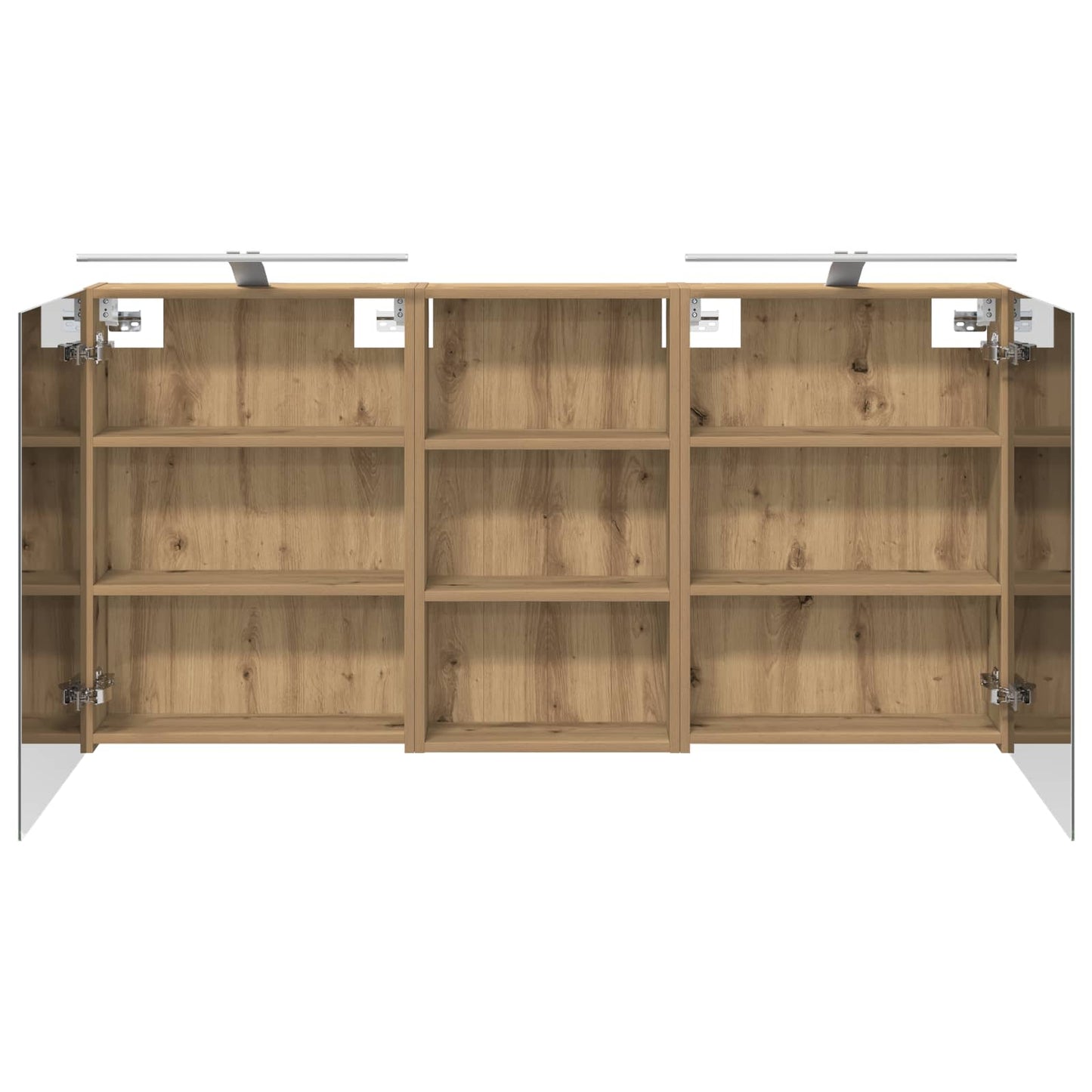 Bathroom Cabinet Set 3 pcs 140 x 14.5 x 70 cm Engineered wood