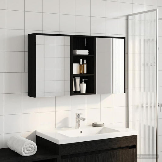 Bathroom Cabinet Set 3 pcs 116 x 16 x 62.5 cm Engineered wood