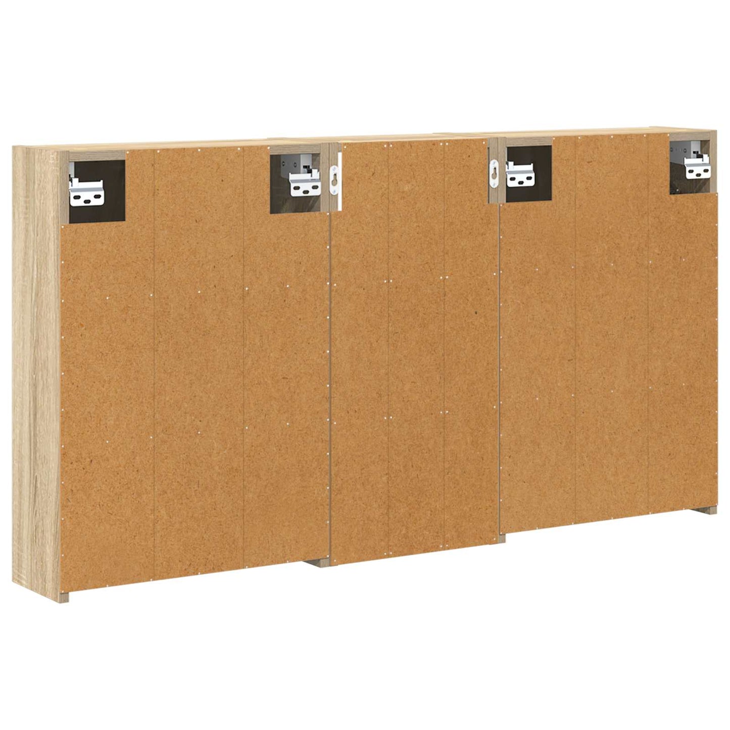 Bathroom Cabinet Set 3 pcs 116 x 16 x 62.5 cm Engineered wood