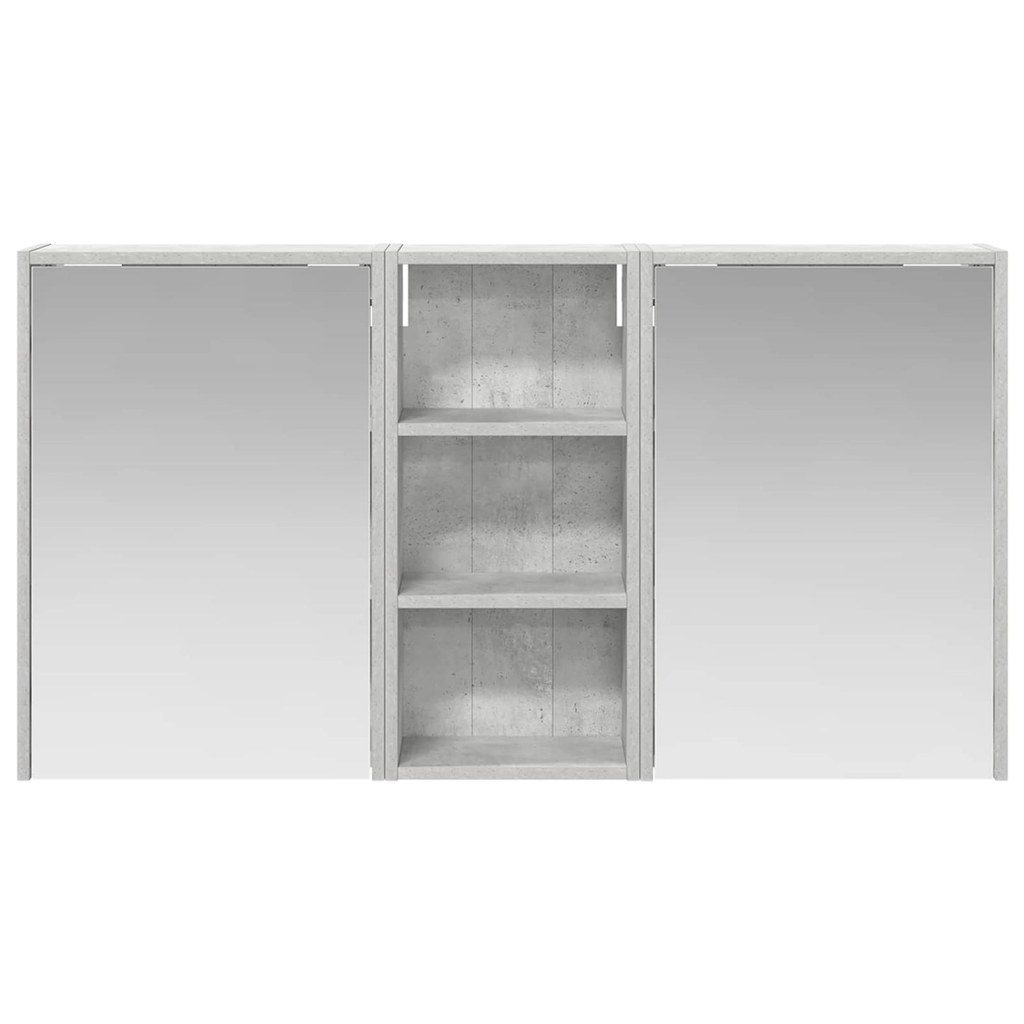 Bathroom Cabinet Set 3 pcs 116 x 16 x 62.5 cm Engineered wood