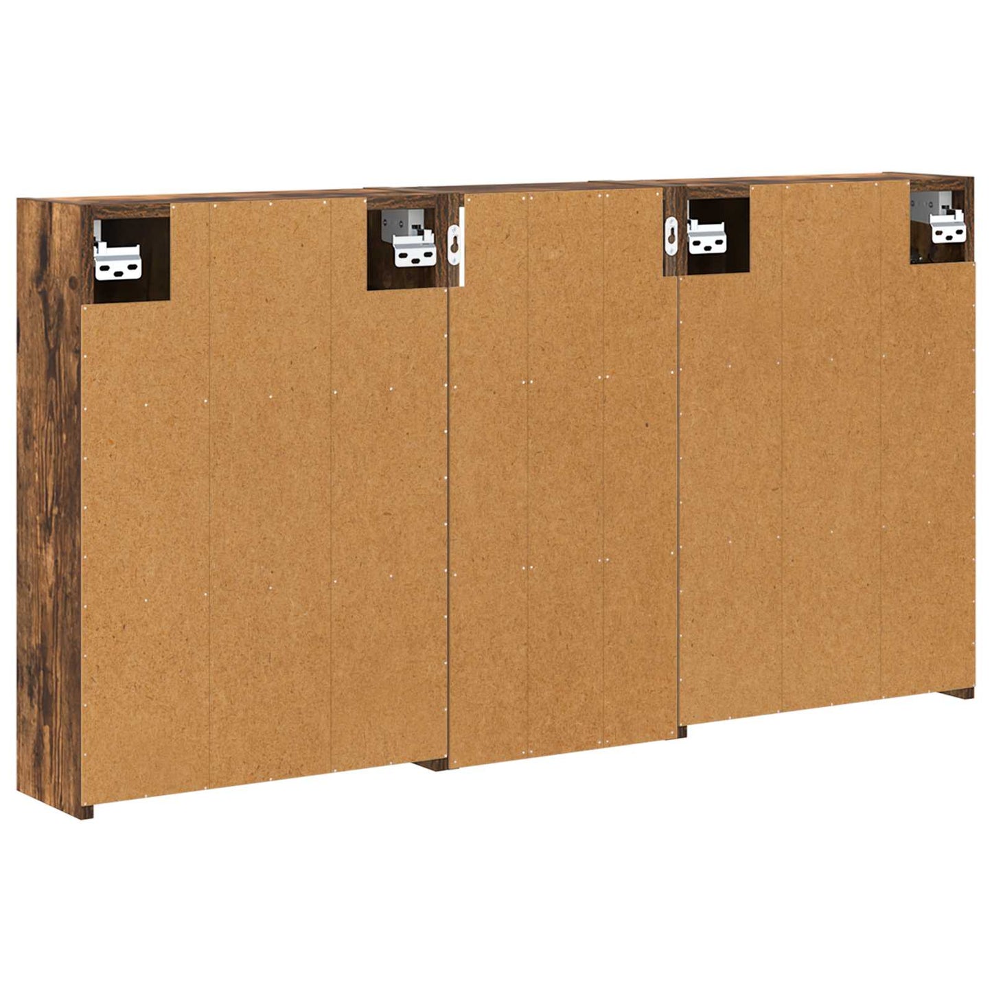 Bathroom Cabinet Set 3 pcs 116 x 16 x 62.5 cm Engineered wood
