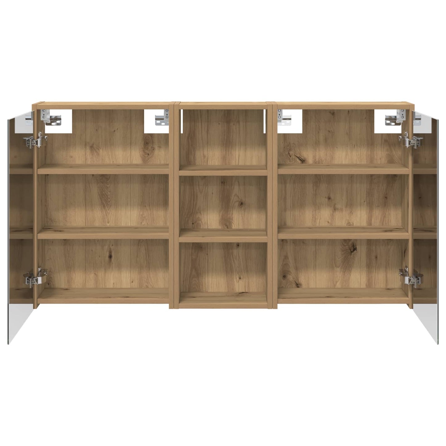 Bathroom Cabinet Set 3 pcs 116 x 16 x 62.5 cm Engineered wood