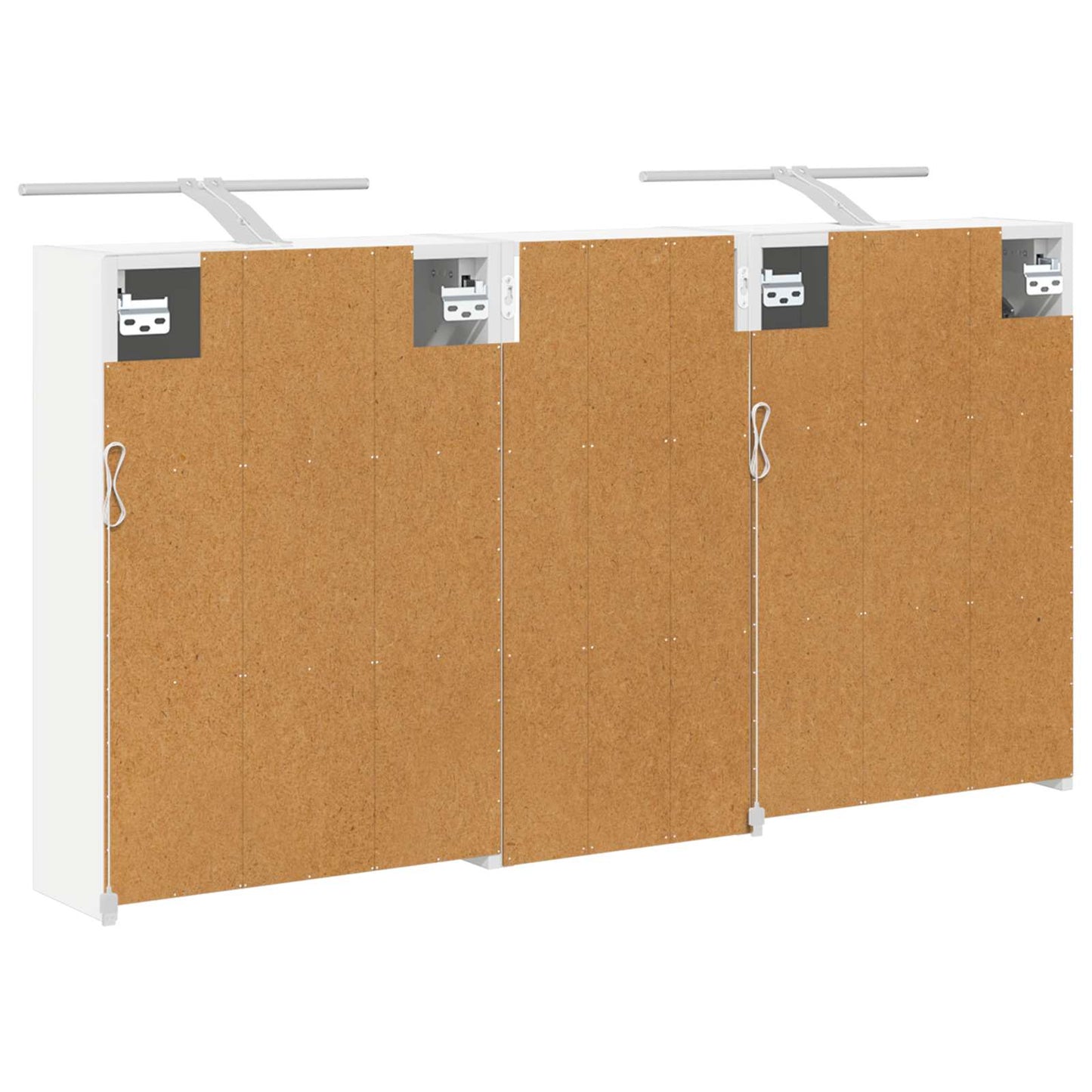 Bathroom Cabinet Set 3 pcs 116 x 16 x 62.5 cm Engineered wood