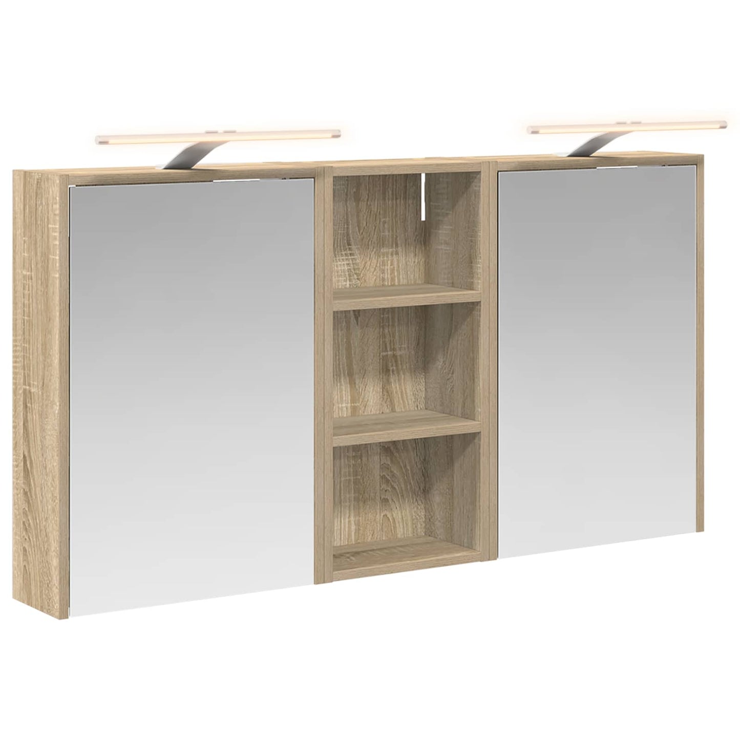 Bathroom Cabinet Set 3 pcs 116 x 16 x 62.5 cm Engineered wood