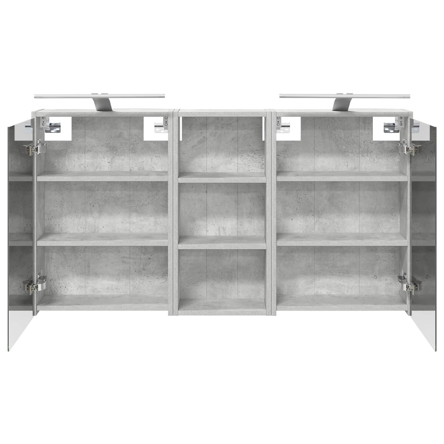 Bathroom Cabinet Set 3 pcs 116 x 16 x 62.5 cm Engineered wood