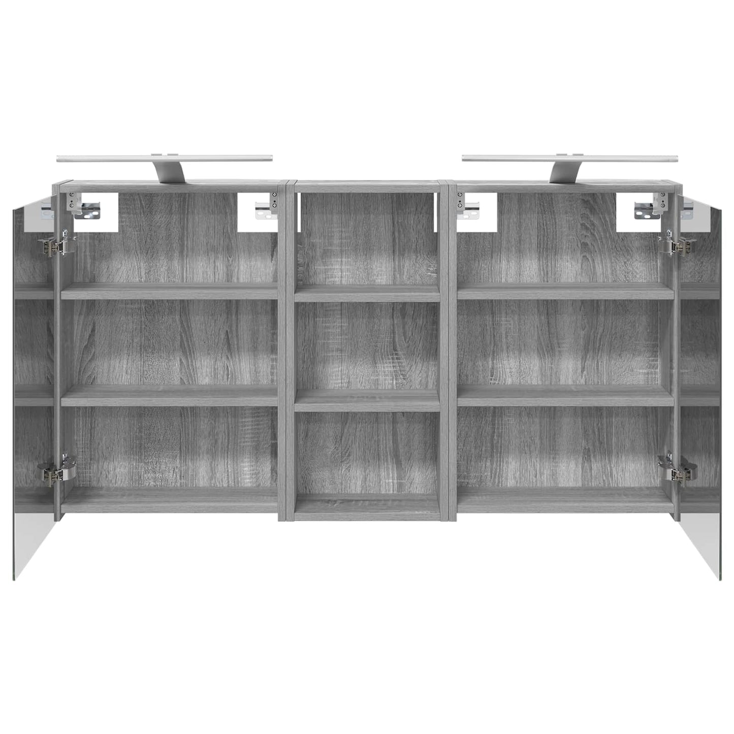 Bathroom Cabinet Set 3 pcs 116 x 16 x 62.5 cm Engineered wood